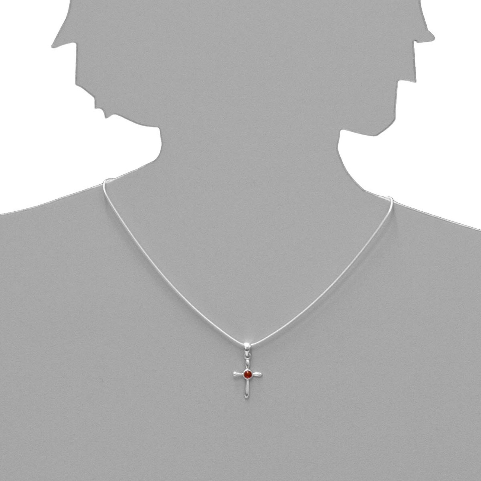 OSTSEE-SCHMUCK Kettenanhänger »Ostsee-Schmuck Anhänger Kreuz 24 x 16 Anhänger Kreuz 24 x 16«, (1 tlg.)
