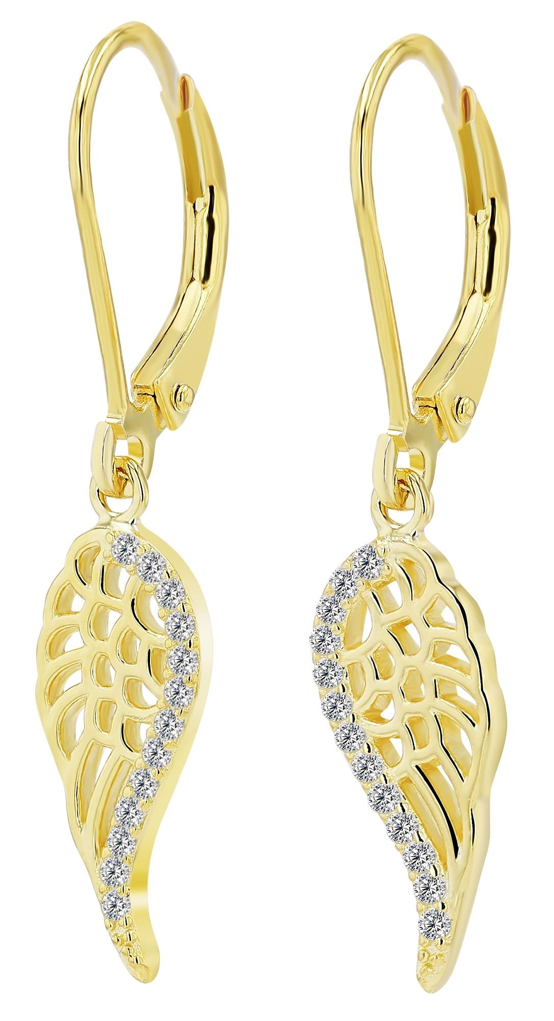 Adelia´s Paar Ohrhänger »Damen Ohrringe aus 925 Silber mit Zirkonia« Ideal zum Verschenken – schlicht und stilvoll