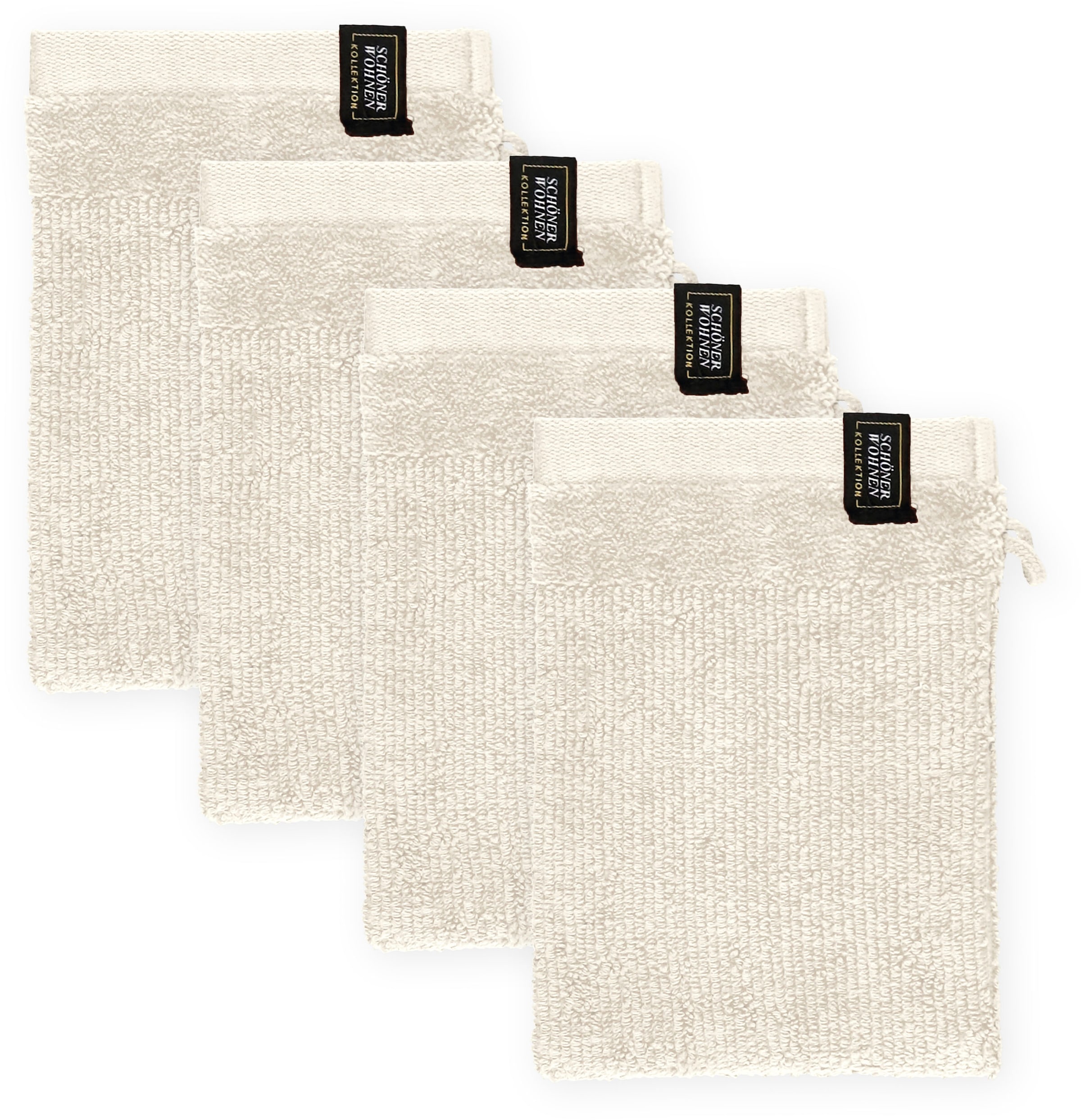 SCHÖNER WOHNEN-Kollektion Waschhandschuh "Sense" mit Velourborte, hautschme günstig online kaufen