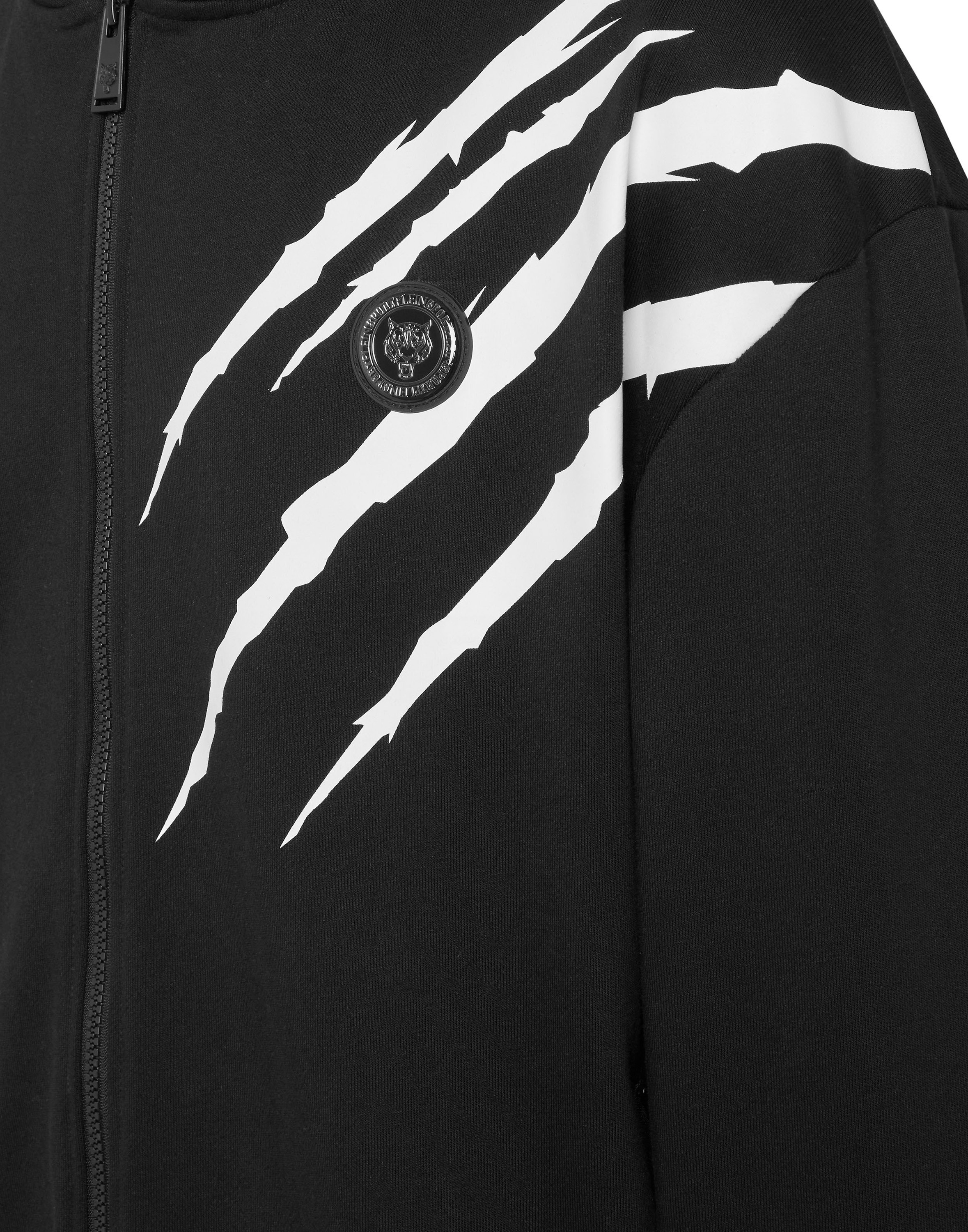 PLEIN SPORT Kapuzensweatjacke »Scratch«