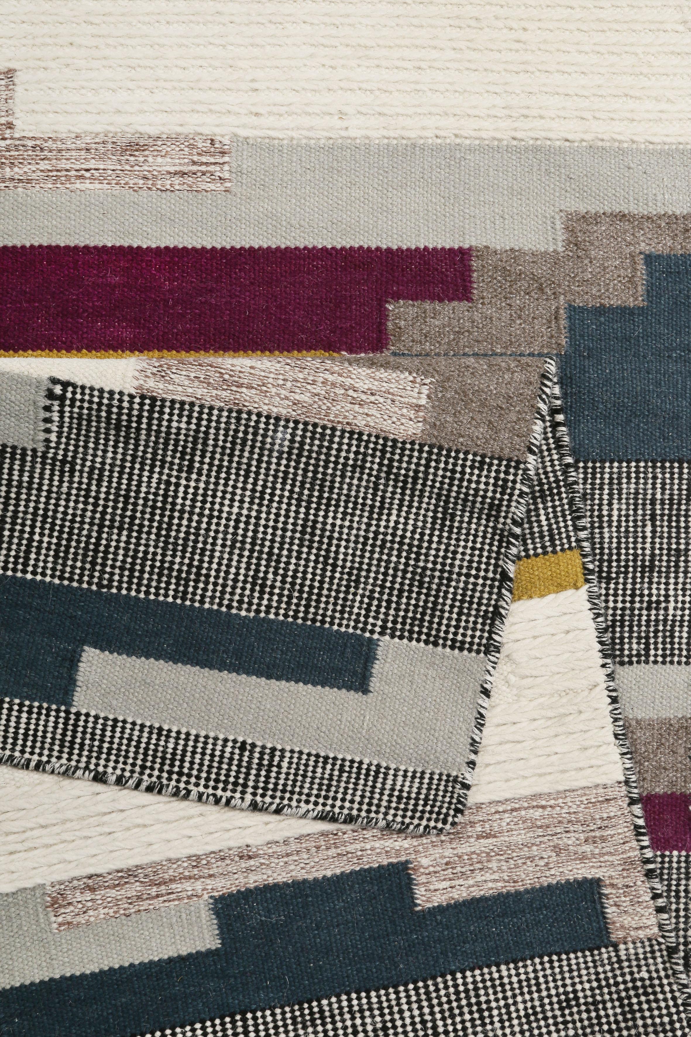 Thumbnail - Esprit Wollteppich "Natham Kelim ESP-6012" rechteckig 8 mm Höhe reine Wolle, Wohnzimmer