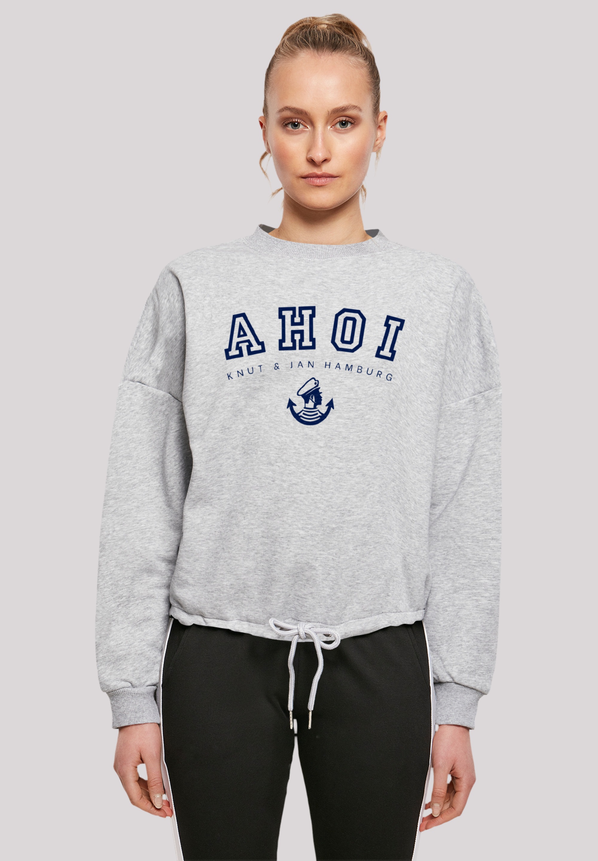 F4NT4STIC Sweatshirt "Ahoi Knut & Jan Hamburg", Print