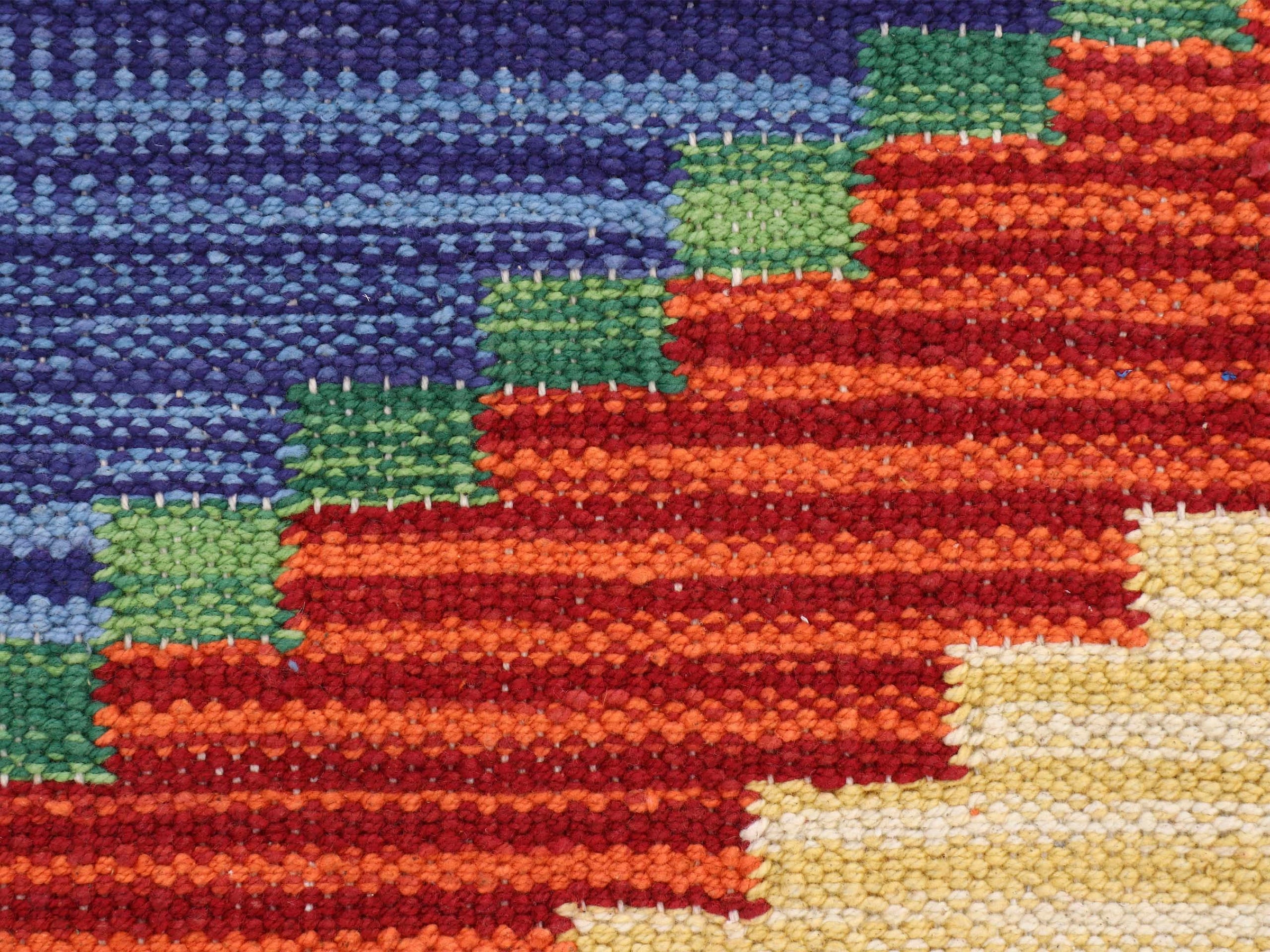 carpetfine Teppich »Kelim Svea«, rechteckig, 5 mm Höhe