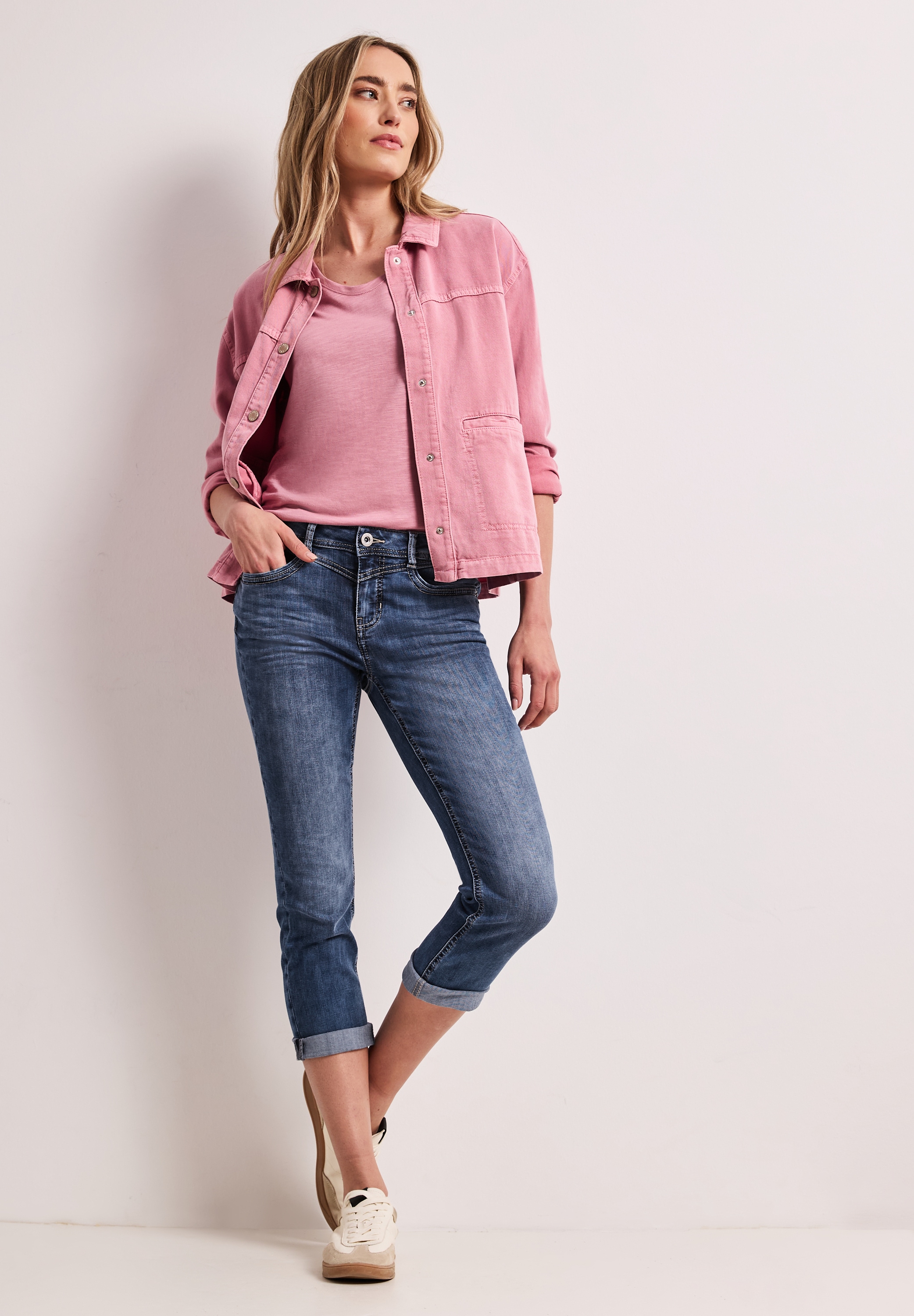 STREET ONE Slim-fit-Jeans Middle Waist