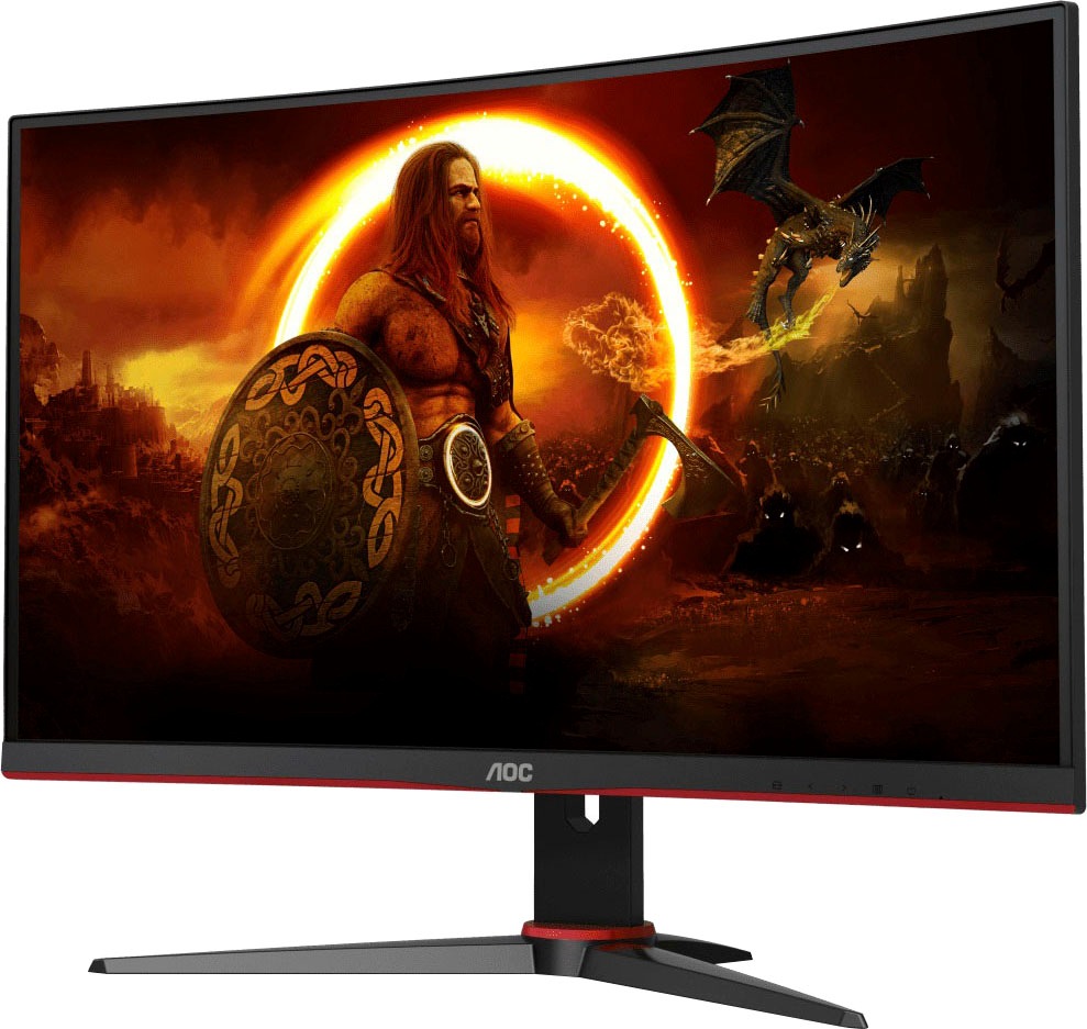 AOC Curved-Gaming-Monitor »C27G2AE/BK«, 68,6 cm/27 Zoll, 1920 x 1080 px, Full HD, 1 ms Reaktionszeit, 165 Hz