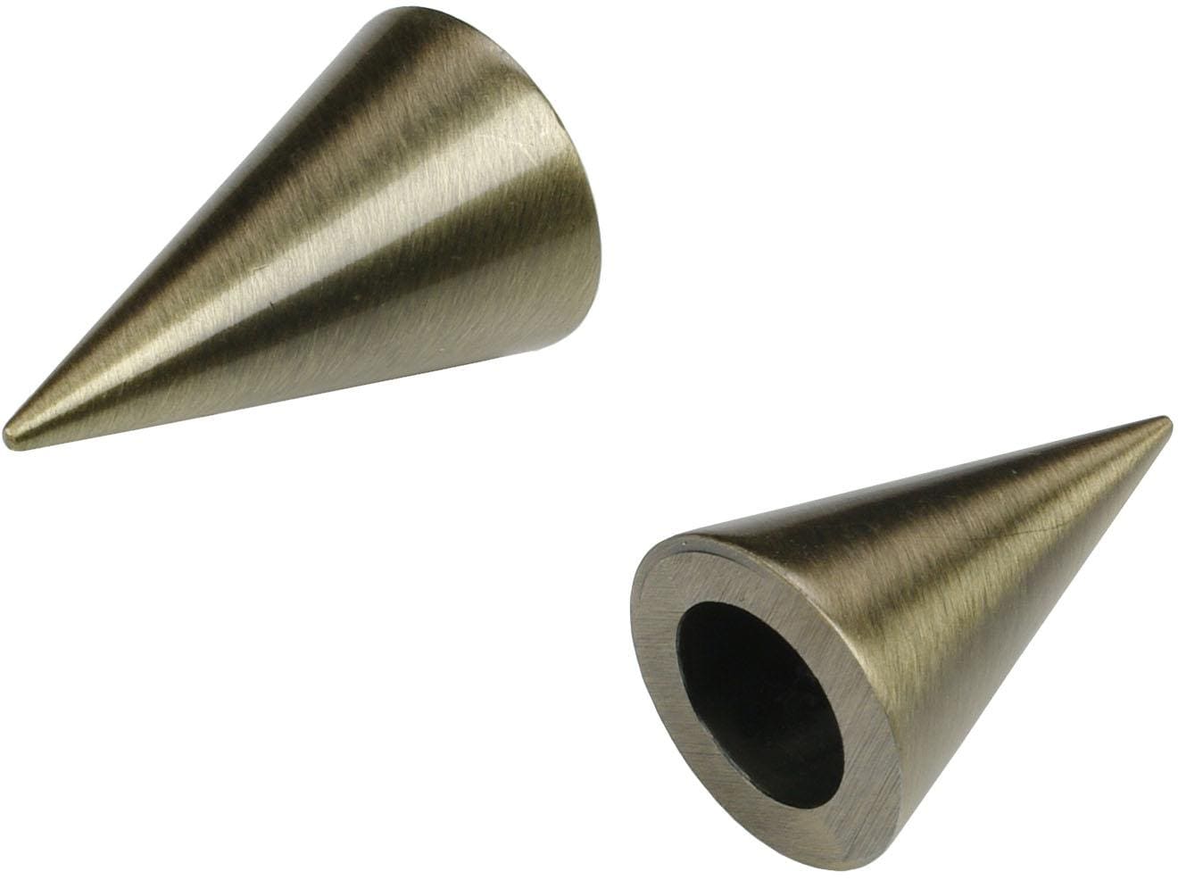Liedeco Gardinenstangen-Endstück "Cone" für Gardinenstangen Ø 16 mm günstig online kaufen