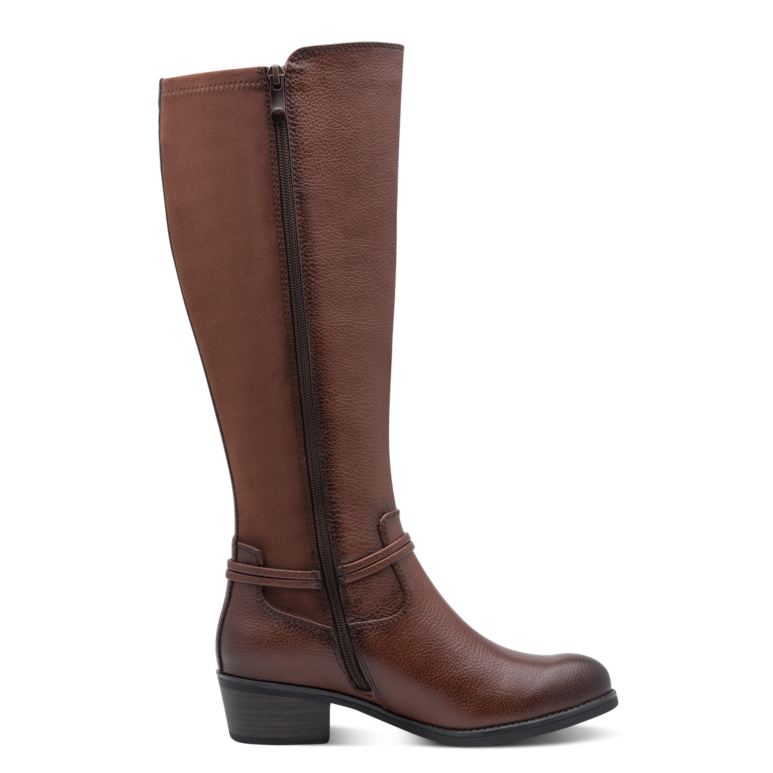 MARCO TOZZI Stiefel  Blockabsatz, Langschaftstiefel mit modischem Schmuckelement