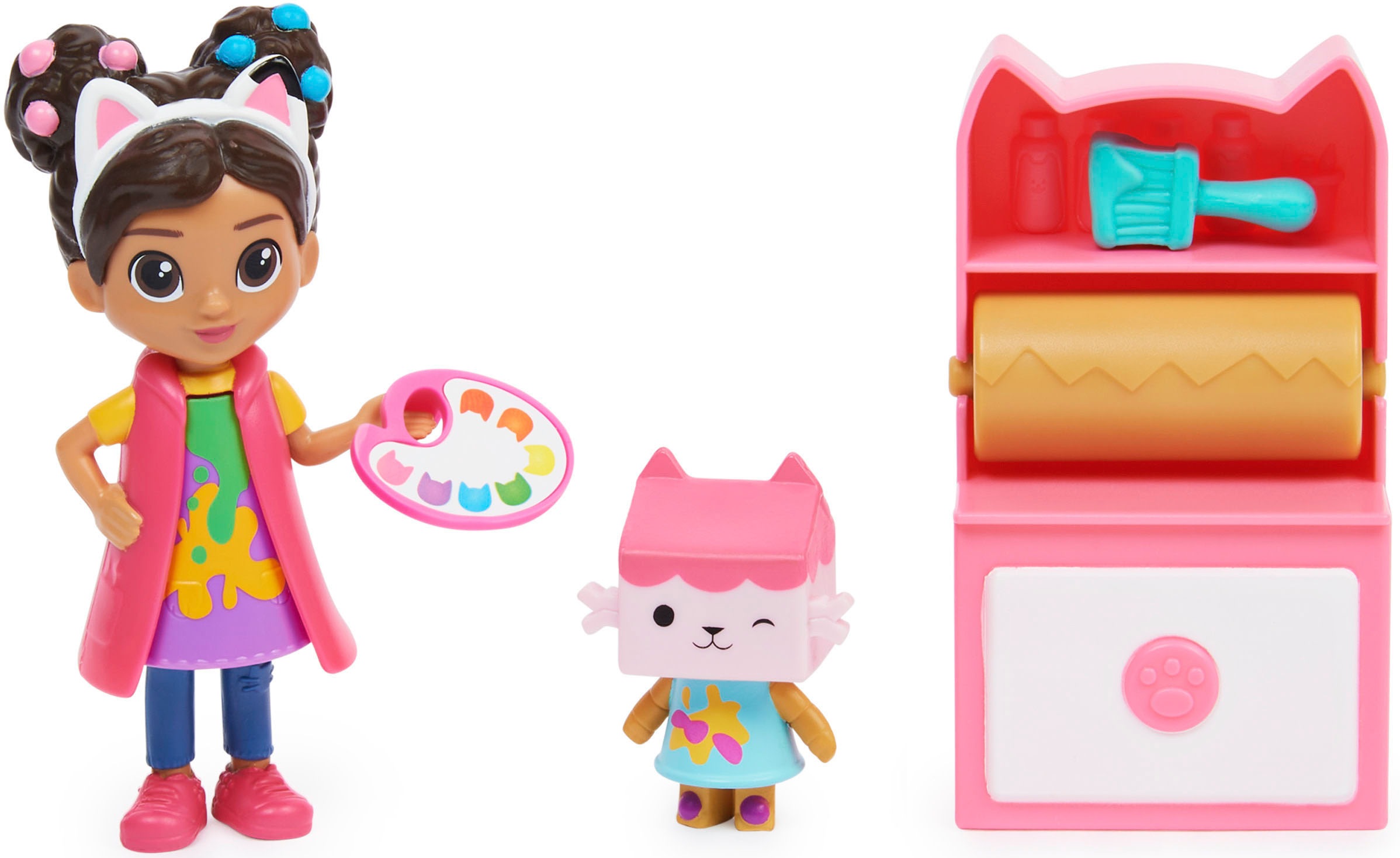 Spin Master Spielwelt »Gabby's Dollhouse - Cat-tivity Pack – Bastelset mit Baby Box«, Art Studio