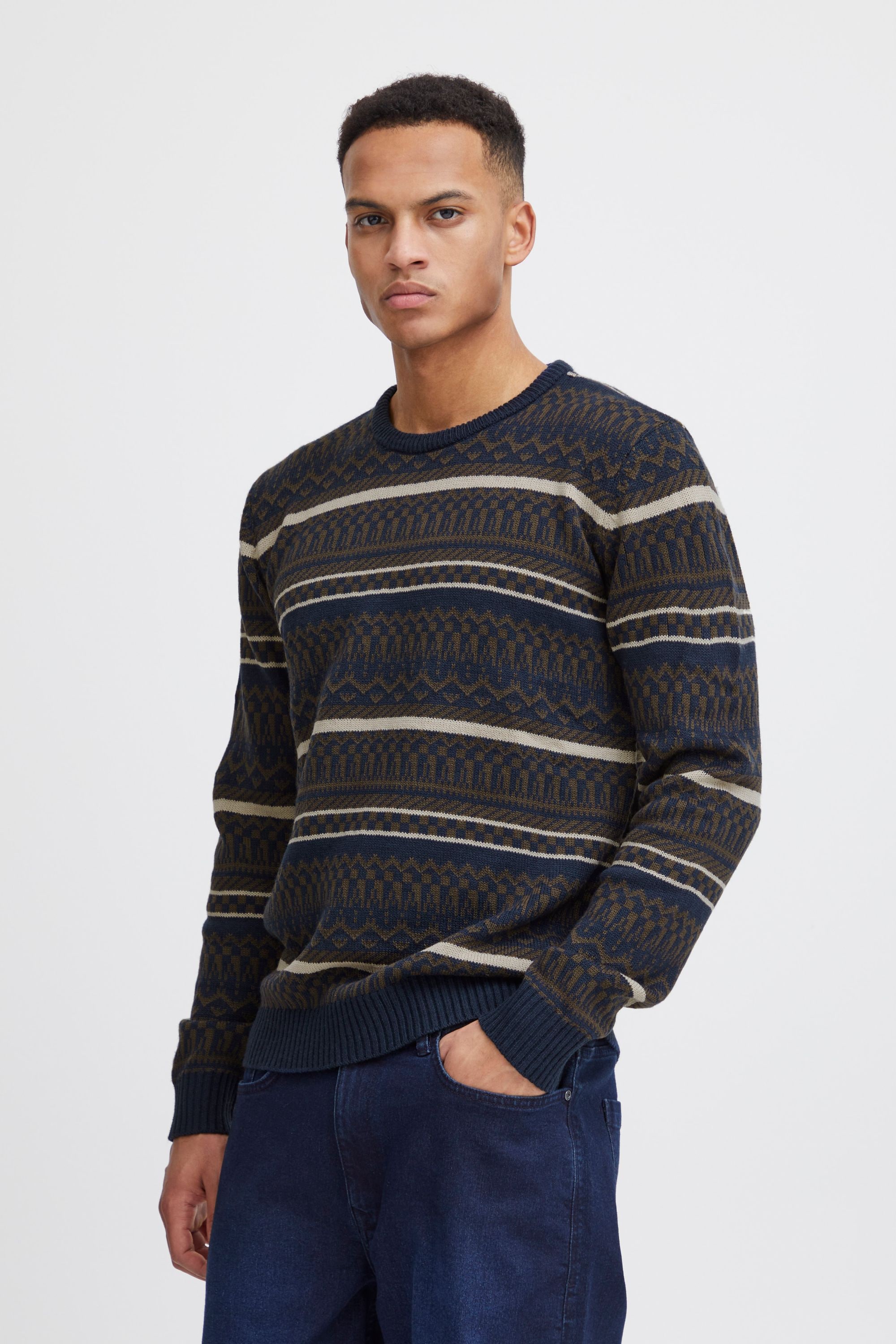 Blend Strickpullover "BHPullover" Gemütlicher Grobstrickpullover günstig online kaufen