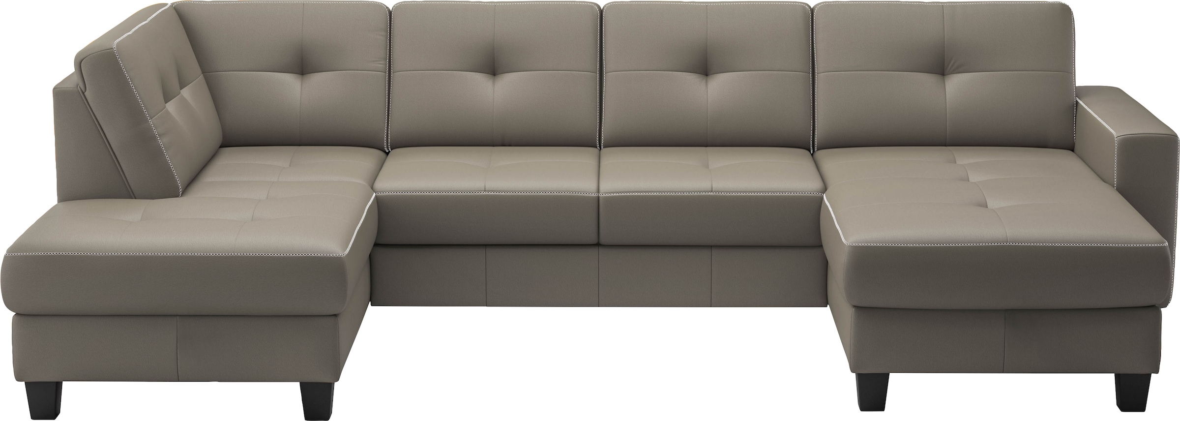 Places of Style Wohnlandschaft "Varese", wahlweise mit Bettfunktion und Bet günstig online kaufen