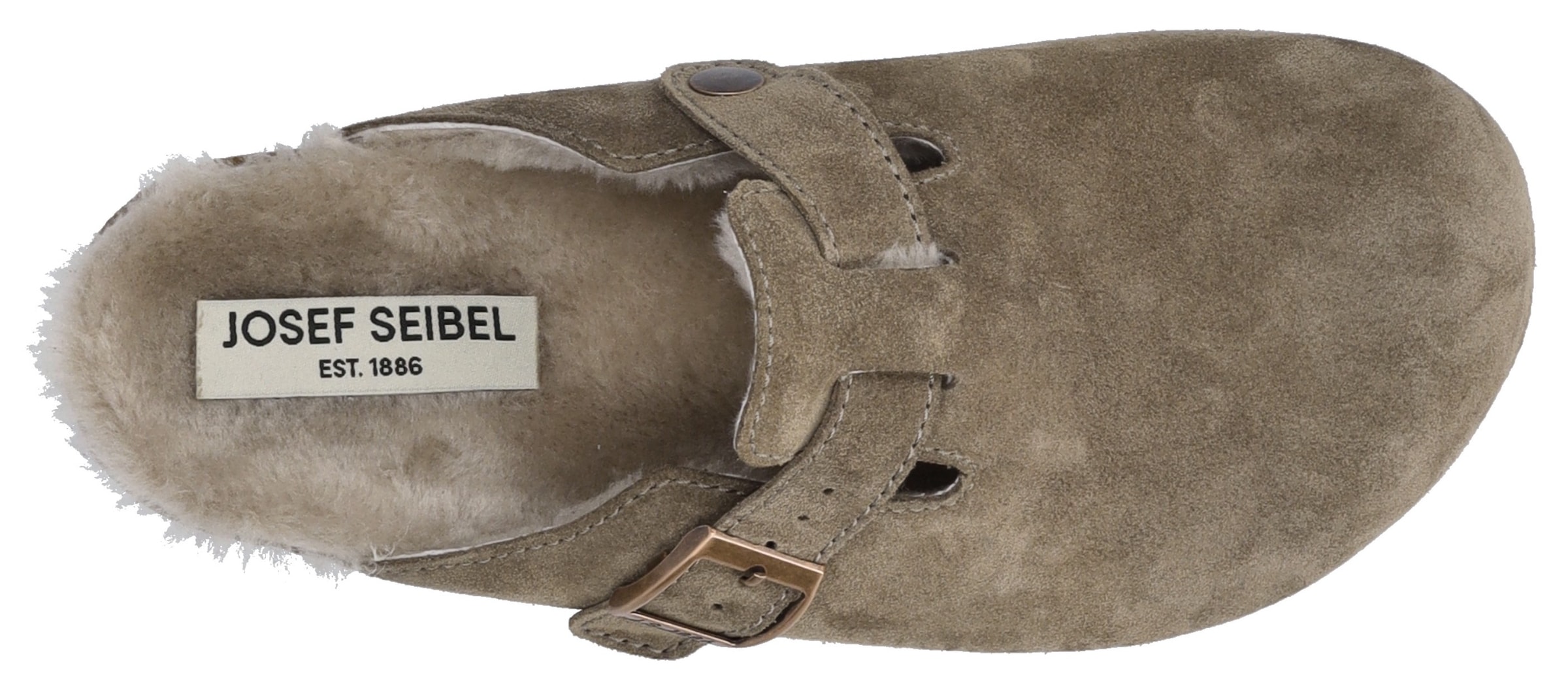 Josef Seibel Pantoffel »Hermine 09«, Winterschuh, Hausschuh, Clog mit Lammfell-Futter