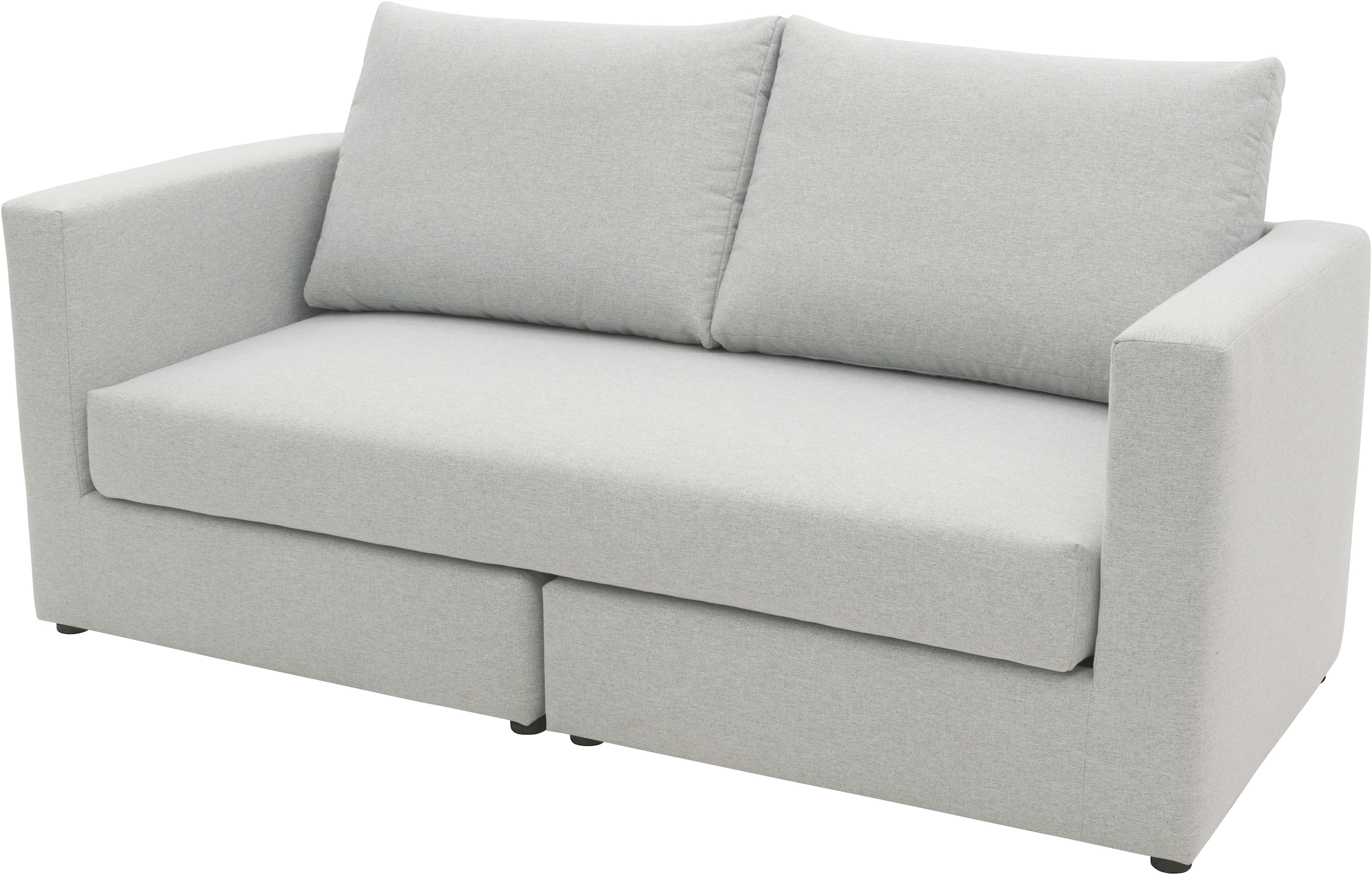 DOMO collection 2-Sitzer »800015 B/T/H: 178/80/90 cm«, Sitzfläche mit Federkern, inkl. 2 Rückenkissen