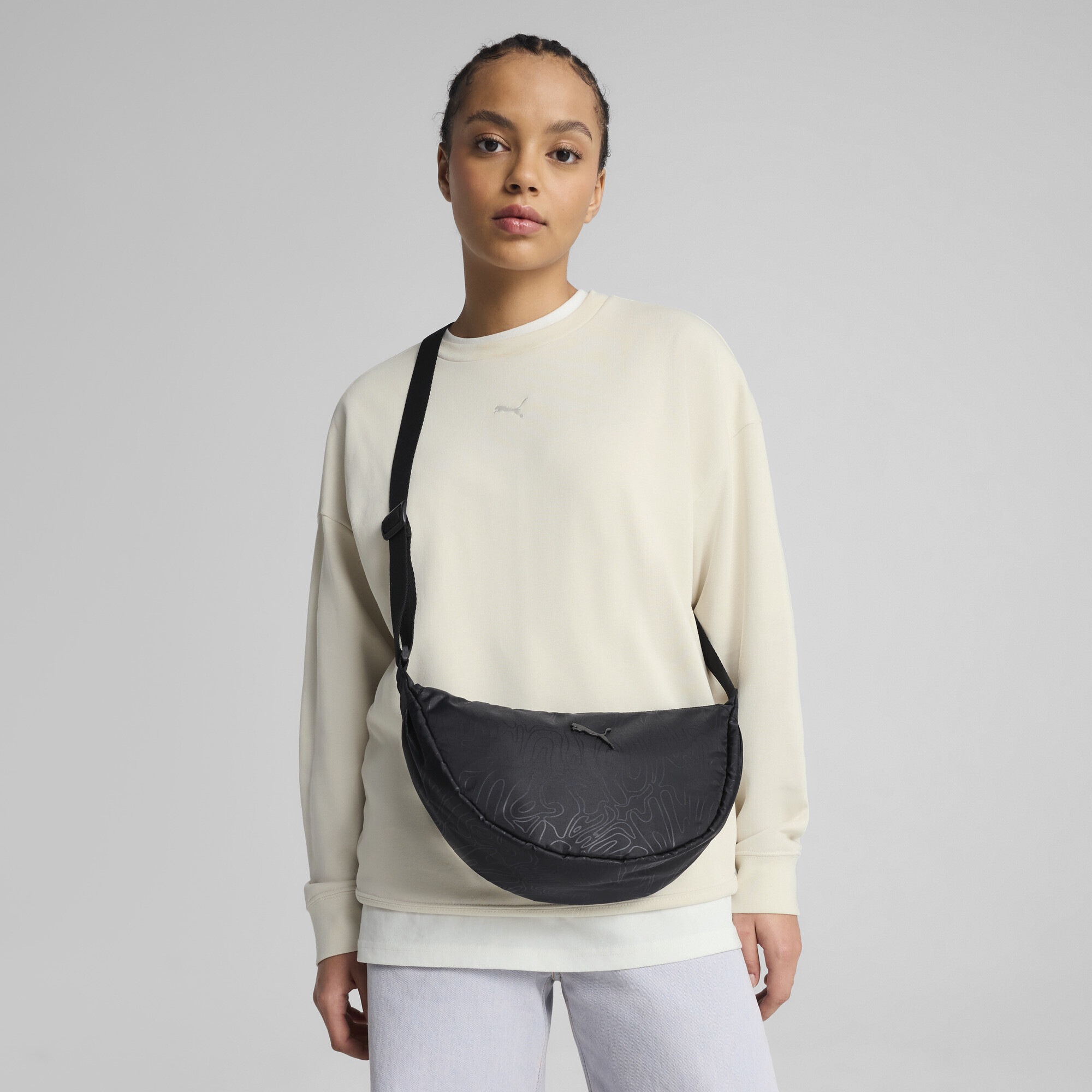 PUMA Handtasche "Pop 3L Halbrunde Tasche Damen" günstig online kaufen