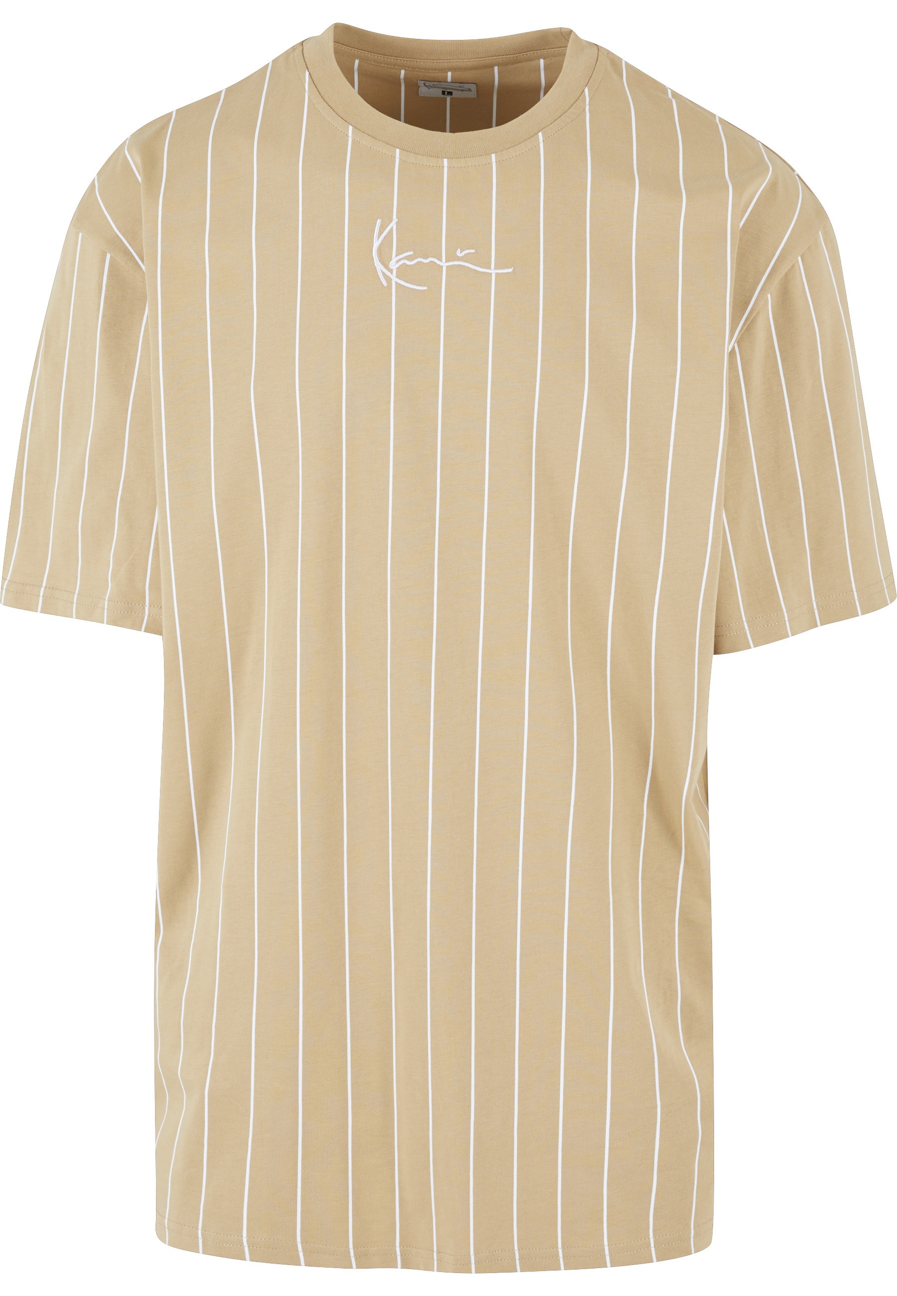 Karl Kani Kurzarmshirt "Karl Kani Herren KM232-019-2 KK Small Signature Pinstripe Tee" 1 Stk.