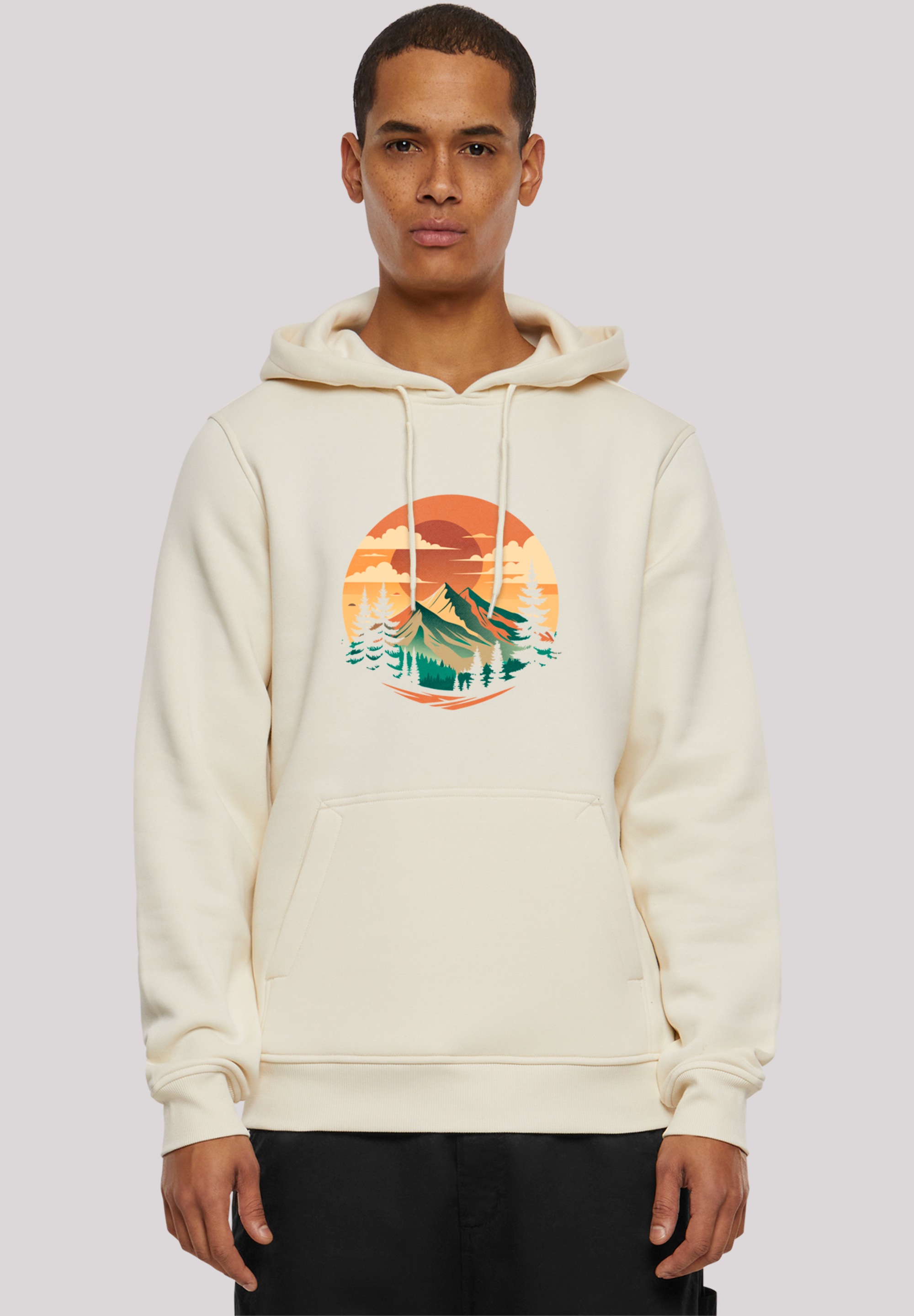 F4NT4STIC Kapuzenpullover "Sonnenuntergang Berglandschaft", Premium Qualitä günstig online kaufen