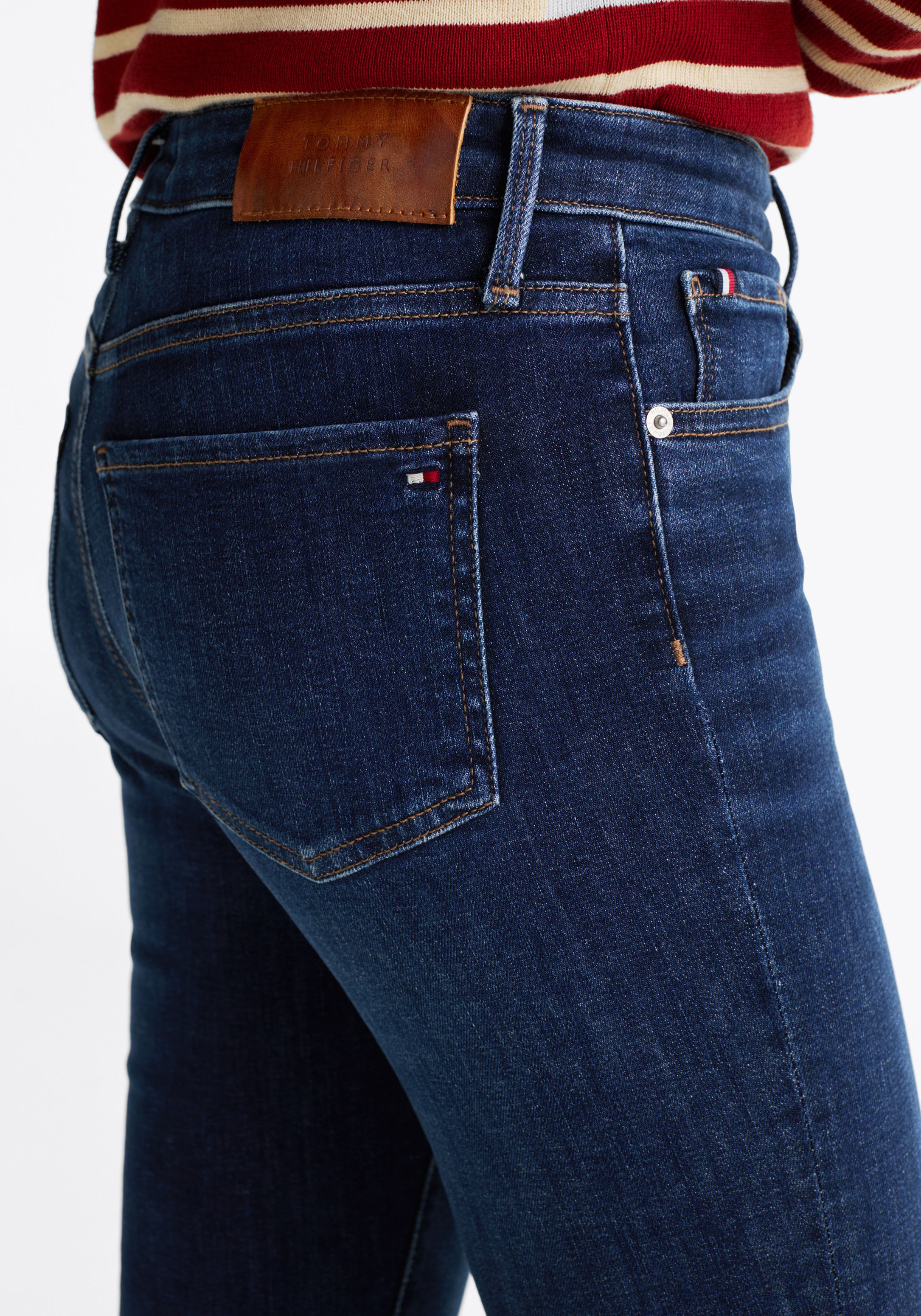 Tommy Hilfiger Skinny-fit-Jeans "HERITAGE COMO SKINNY RW" mit Tommy Hilfige günstig online kaufen