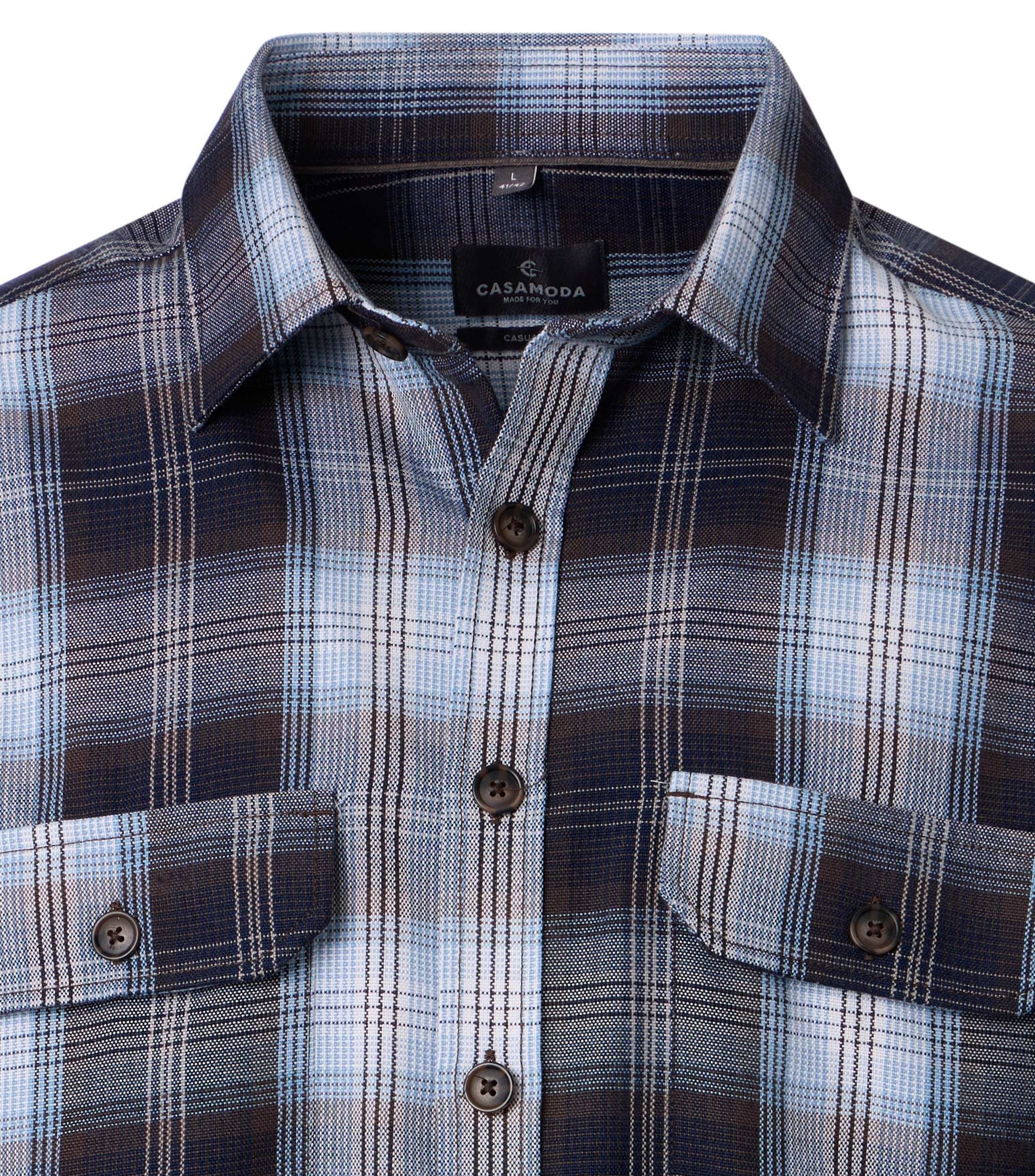 CASAMODA Langarmhemd »CASAMODA Freizeithemd uni«