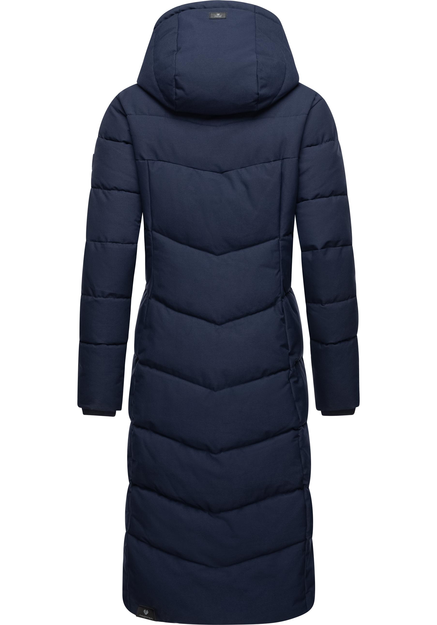 Ragwear Steppmantel »Pavla Extralong«, zeitloser, wasserdichter Damen Wintermantel