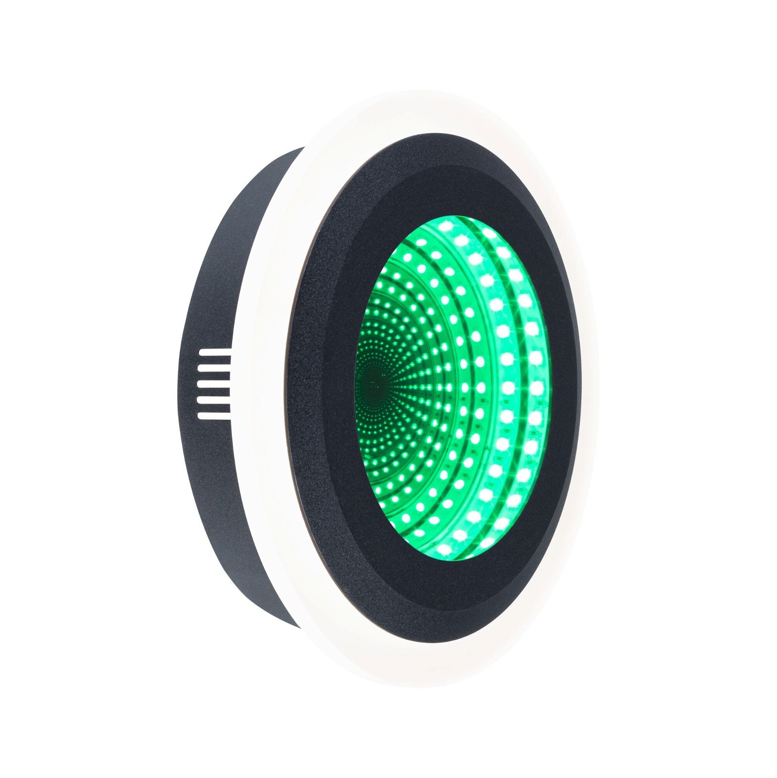Paulmann LED Deckenleuchte »Spaceglow Two RGB+ 1200lm 230V 14W Schwarz matt«, 1 flammig, dimmbar
