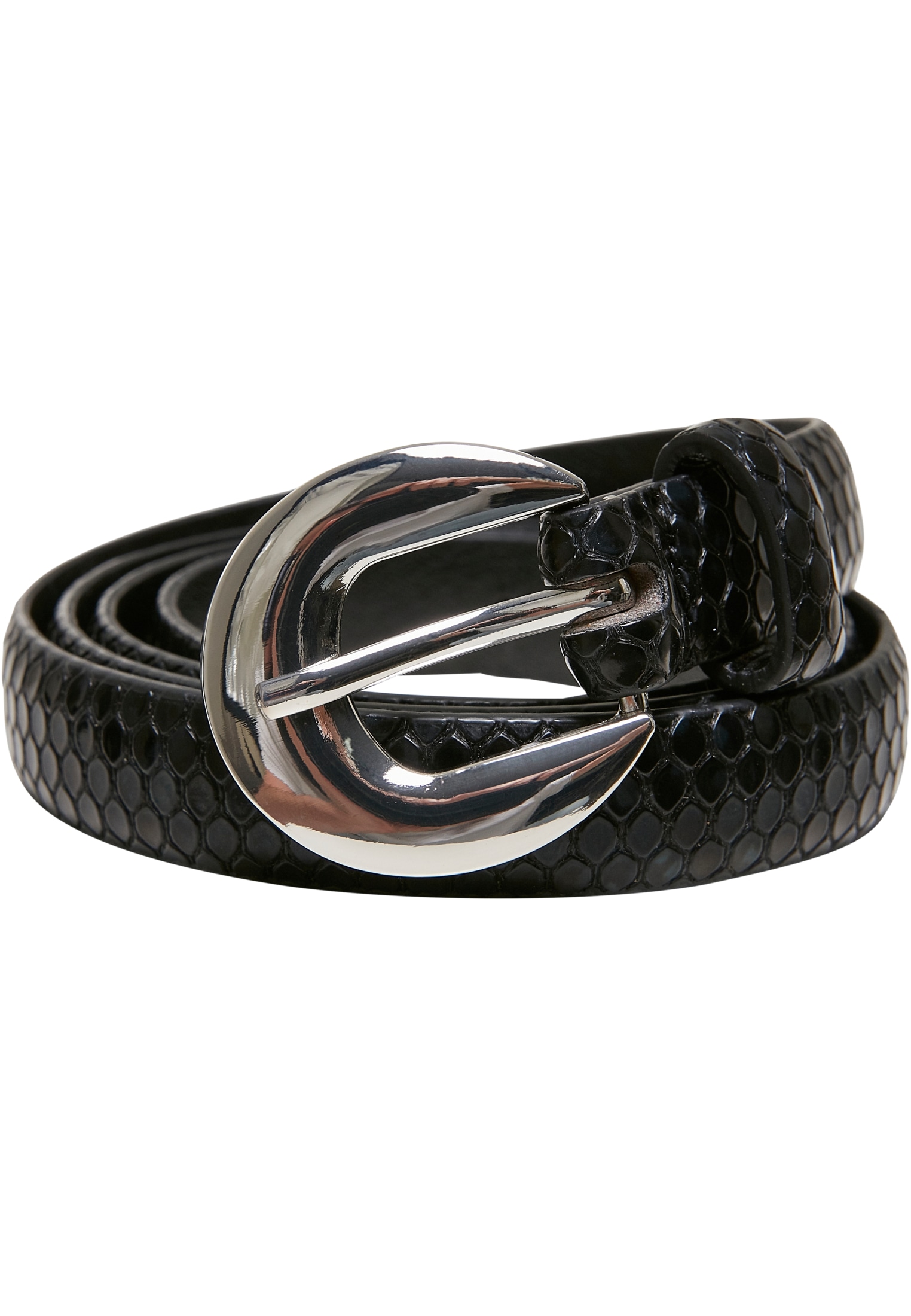 CLASSICS »Accessoires Synthetic Friday Black Belt« Ladies Snake Leather | Hüftgürtel URBAN BAUR