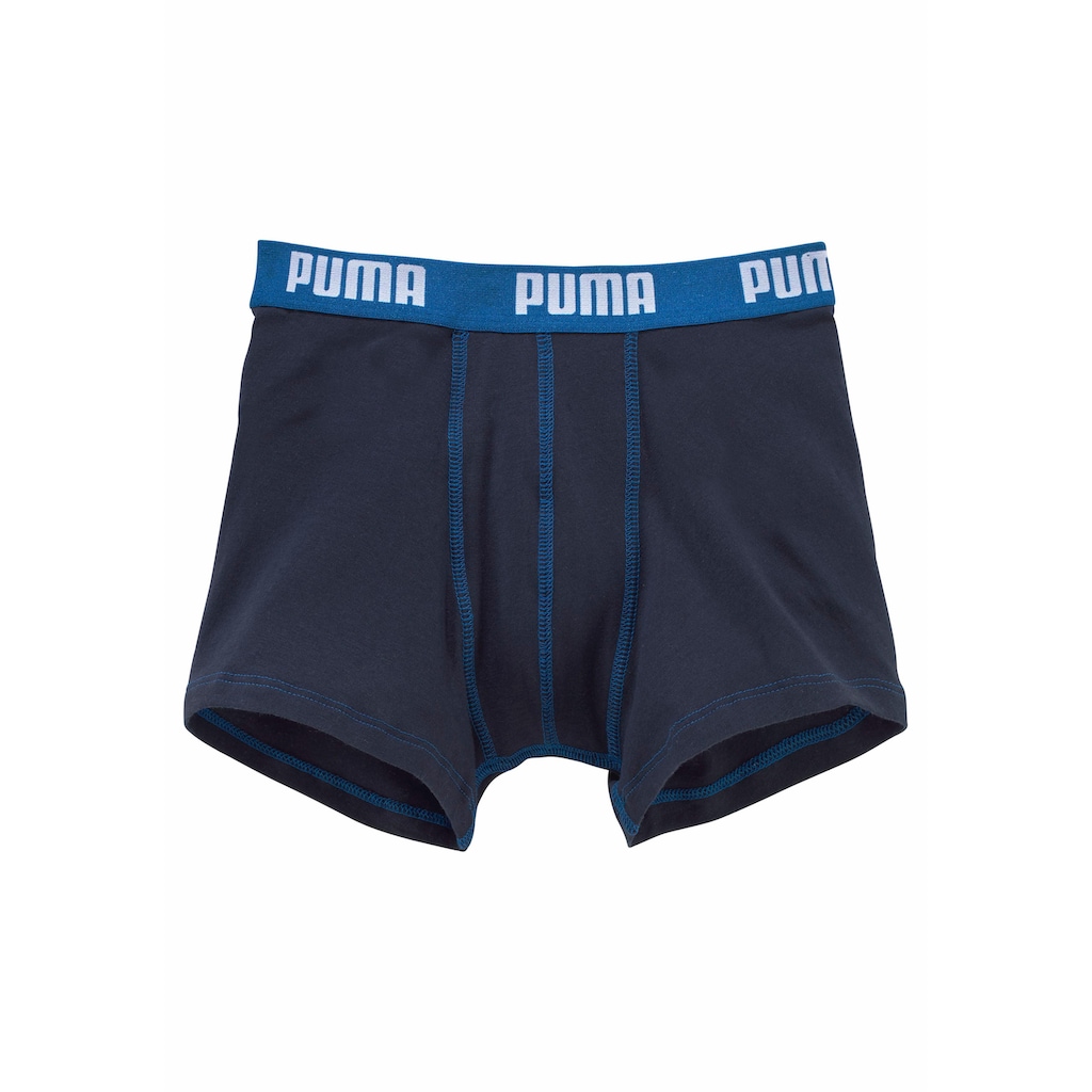 PUMA Boxer, (Packung, 2 St.), aus elastischer Baumwolle für Jungen