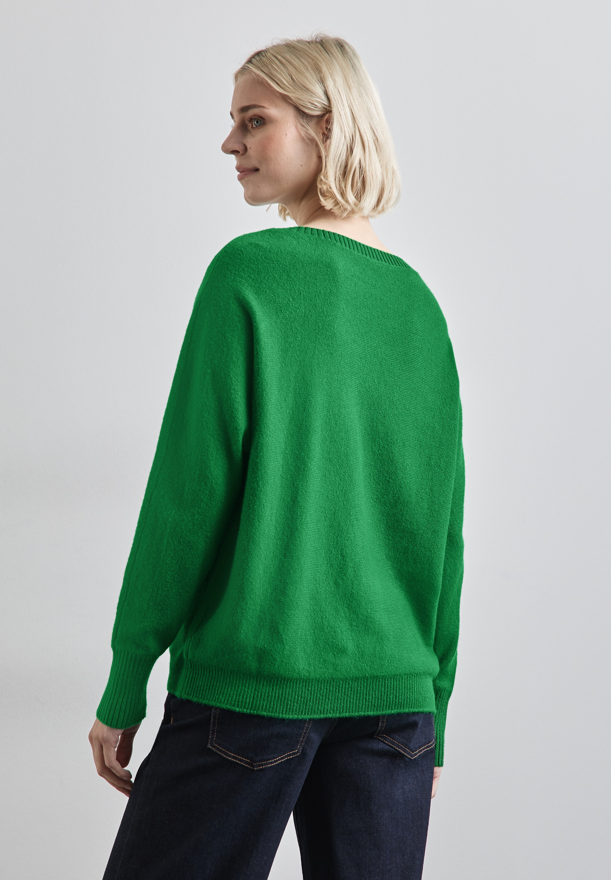 STREET ONE Strickpullover "Dolman", mit Rippbündchen günstig online kaufen