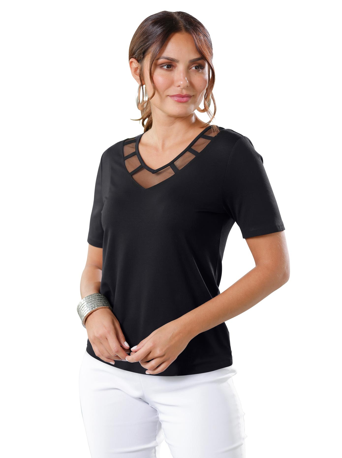 Lady Kurzarmshirt »Shirt« (1 tlg.)