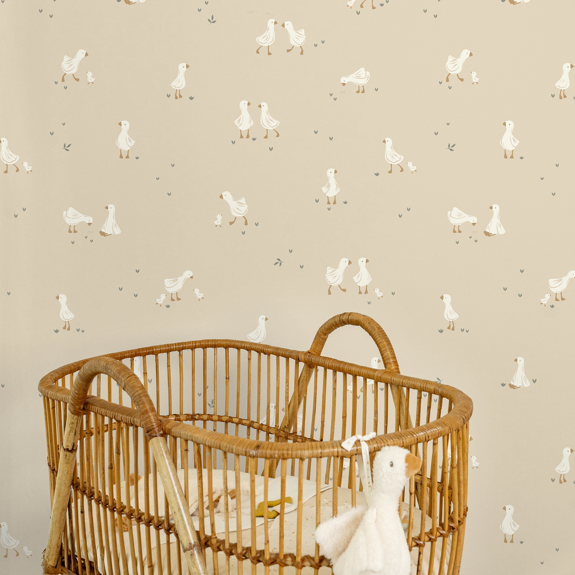 Little Dutch Vliestapete "Little Goose" Glatt Design Tapeten