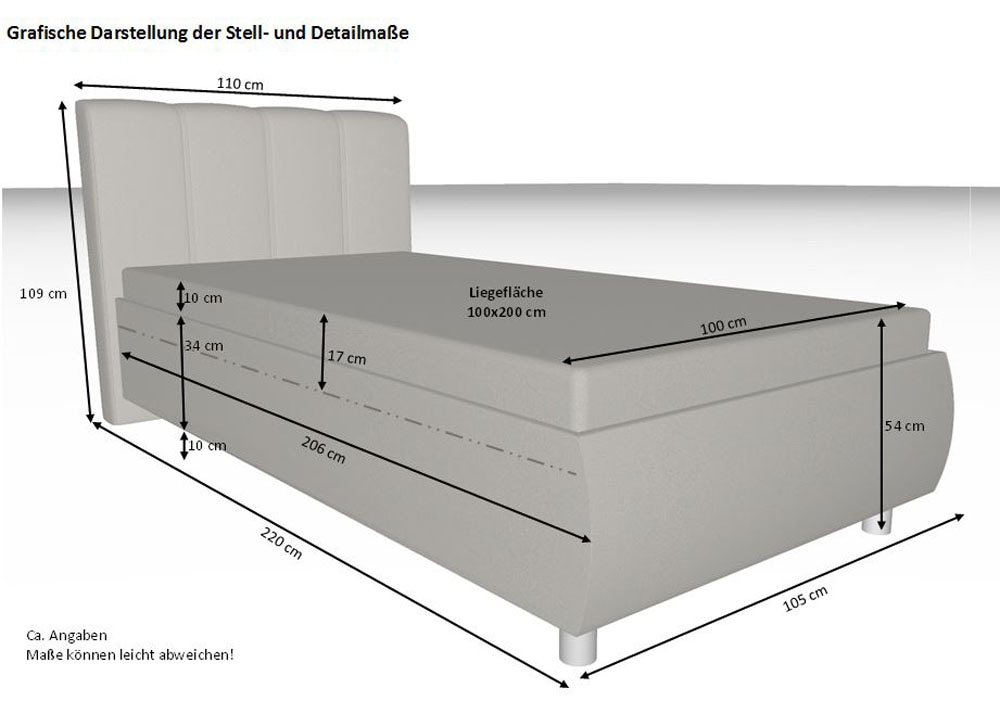 hapo Polsterbett »Clara«