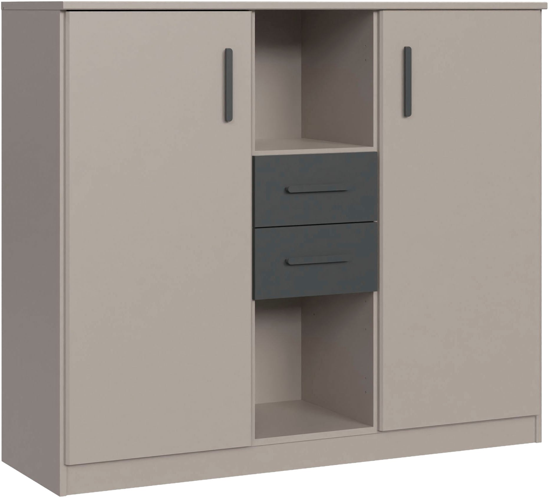 Wimex Highboard »Bahamas, inkl. 2 Schubladen in Absatzdekor, Breite: 122cm« Passend zur Jugendzimmer-Serie Bahamas
