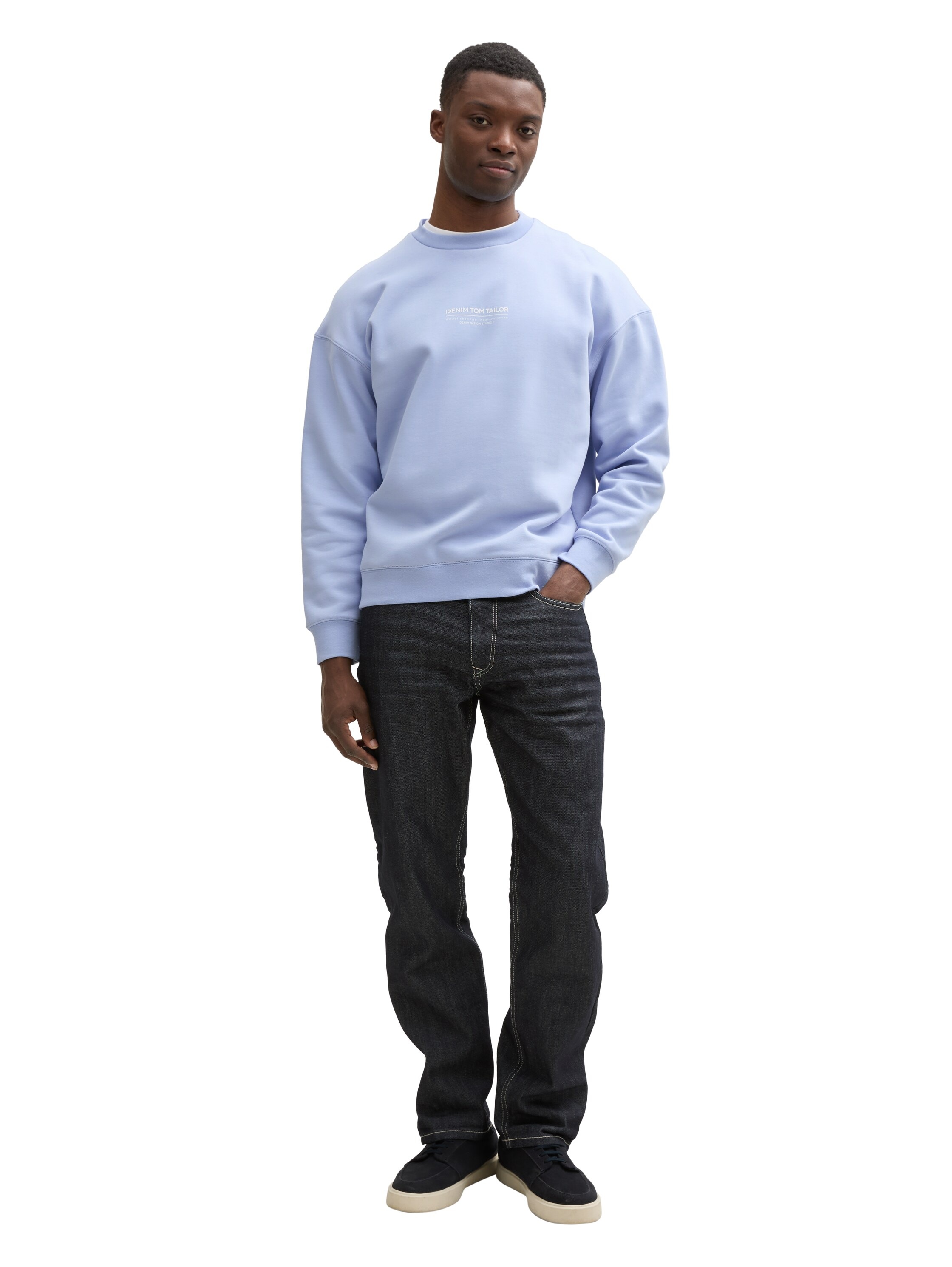 TOM TAILOR Denim Sweatshirt, mit Logo Print