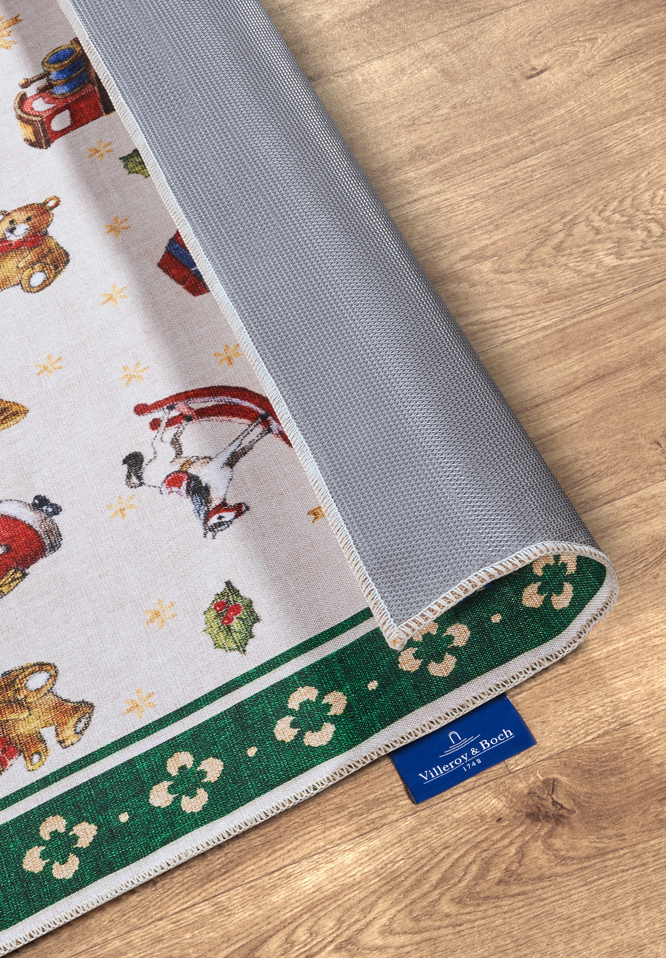 Villeroy & Boch Teppich »Nostalgic Toy's Delight, eckig, rund und Läufer«, rechteckig, 3 mm Höhe, Weihnachten, Wohnzimmer, Flur, Geschenk, Toys Delight, Dekoration