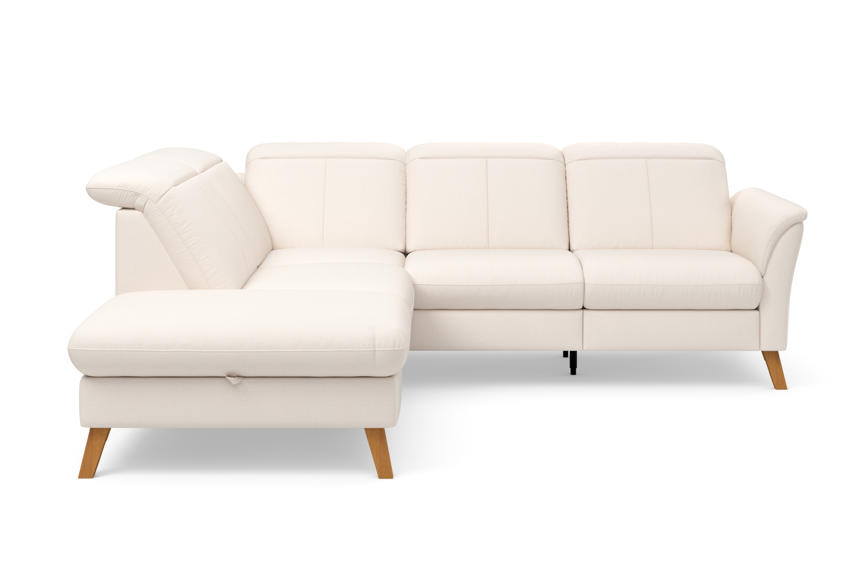 sit&more Ecksofa "Romero L-Form" wahlweise mit oder ohne TV-Funktion, Schlaffunktion, Bettkasten