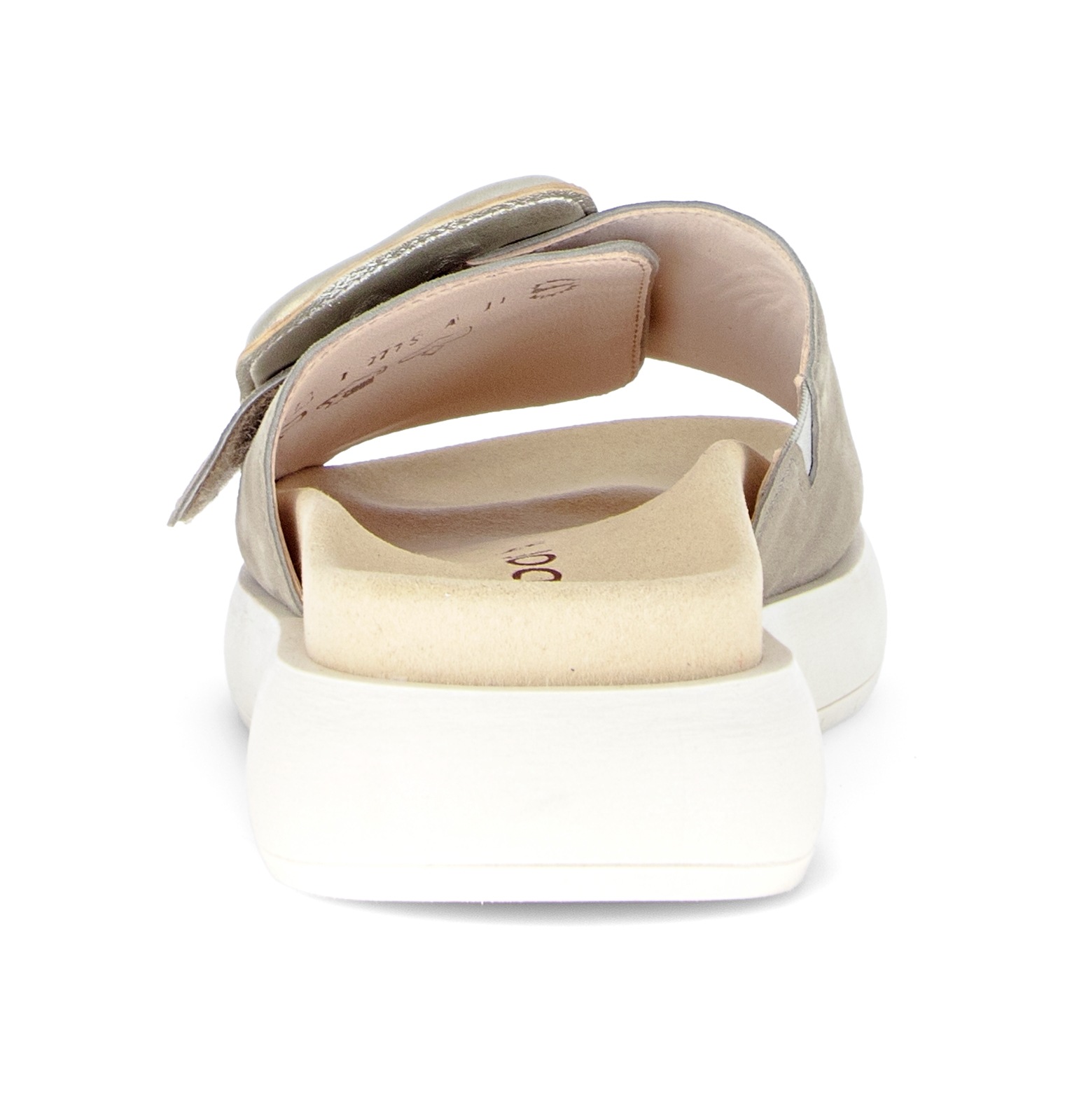 Gabor Pantolette, Plateau, Sommerschuh, Schlappen mit großer Zierschnalle günstig online kaufen