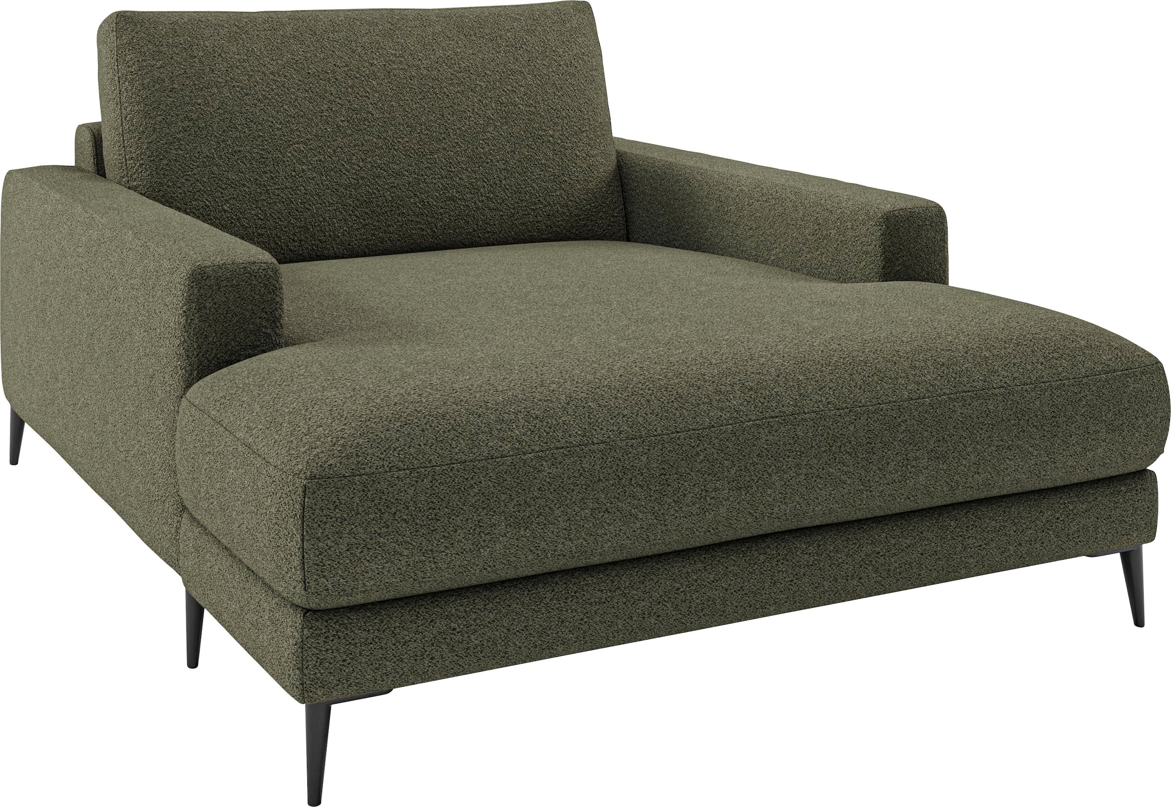 INOSIGN Chaiselongue »Downtown Loungemöbel zum Relaxen, B/T/H: 132/170/84 cm«, auch in Bouclé, Cord und Easy care - leicht mir Wasser zu reinigen