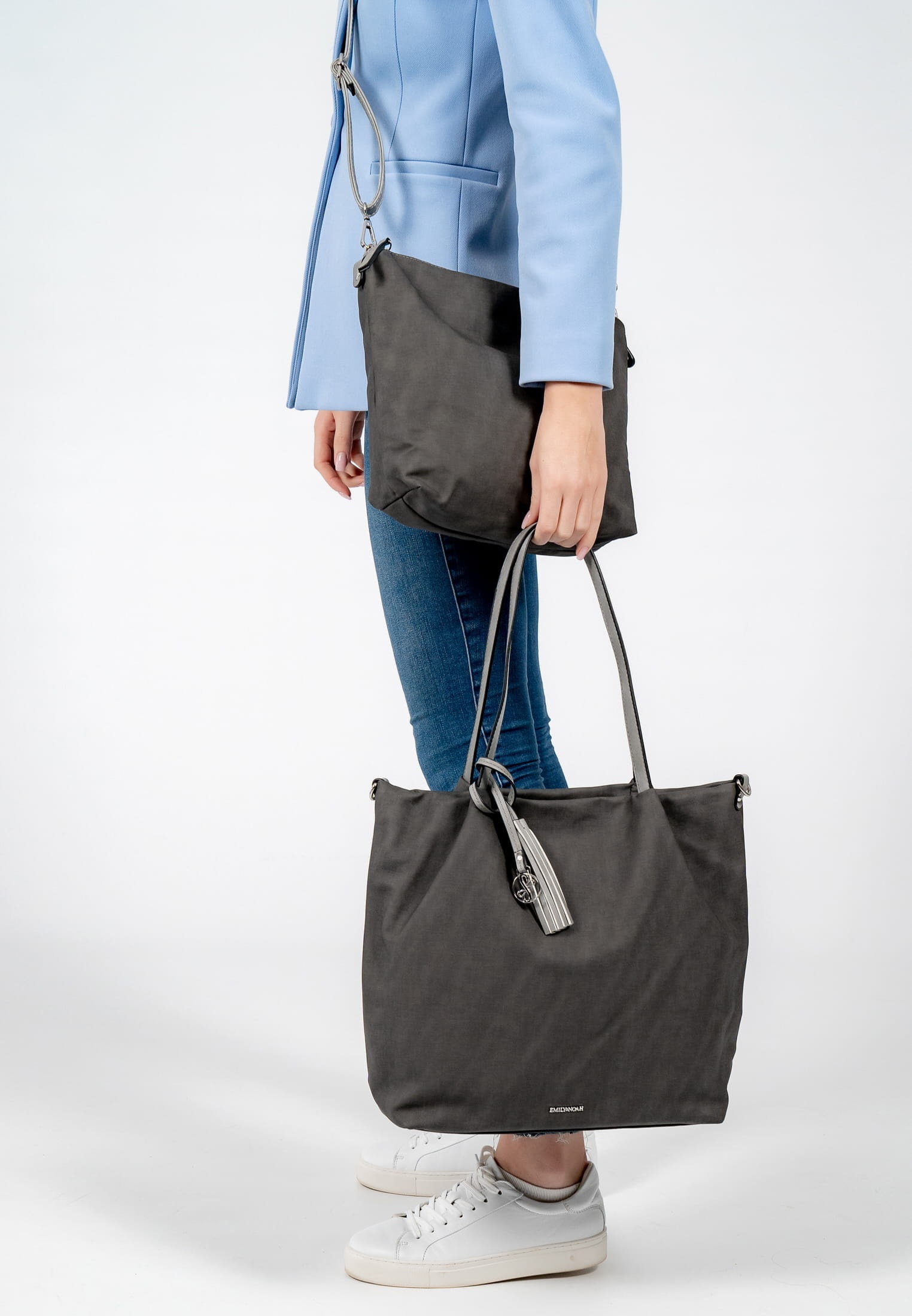 EMILY & NOAH Elke Shopper Grey 2