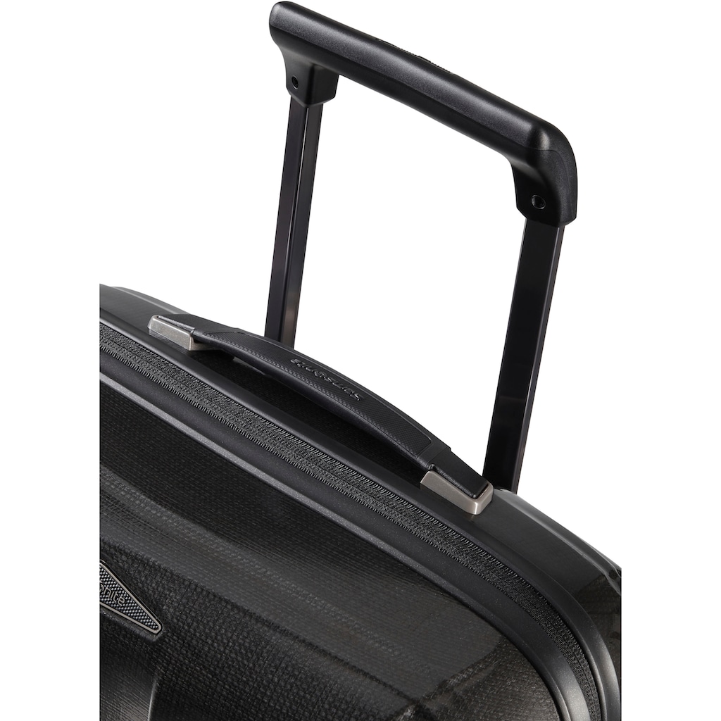 Samsonite Hartschalen-Trolley »Major-Lite, black, 55 cm«, 4 Rollen