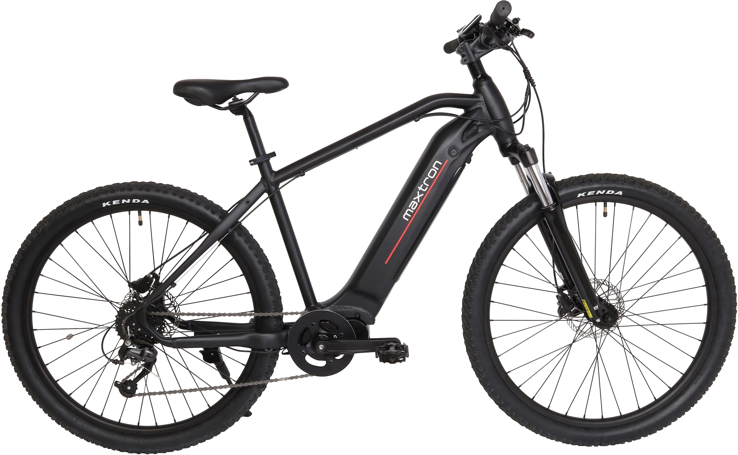 Maxtron E-Bike "MT 15X", 9 Gang, Shimano, Alivio, Mittelmotor 250 W, Pedelec, Elektrofahrrad für Damen u. Herren, MTB