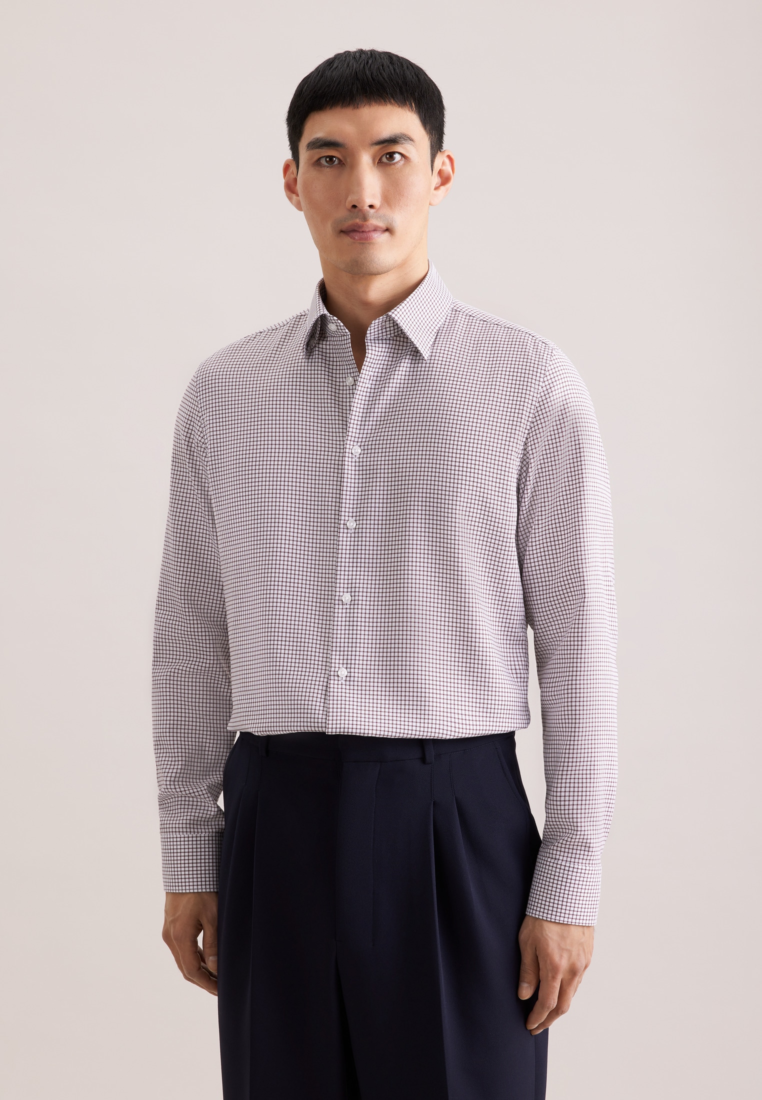 seidensticker Businesshemd "Schwarze Rose" Slim 1/1 Covered-Button-Down-Kra günstig online kaufen