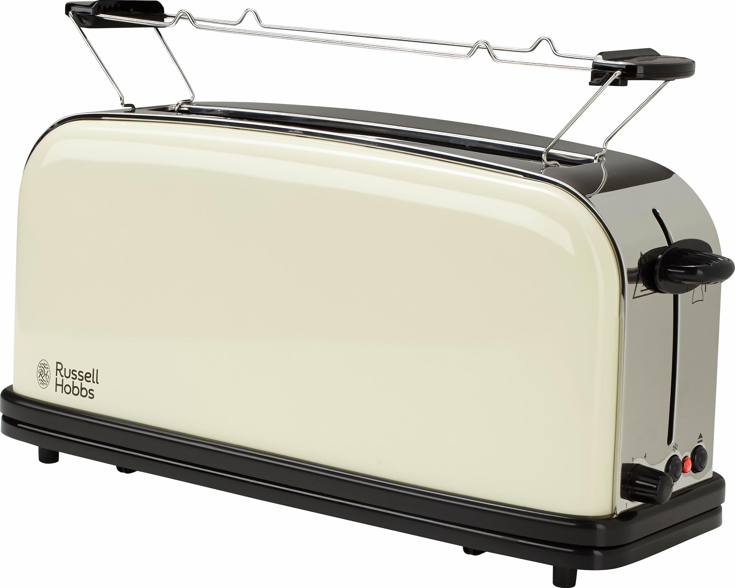 RUSSELL HOBBS Toaster "Colours Plus+ Classic Cream 21395-56", 1 langer Schlitz, 1000 W