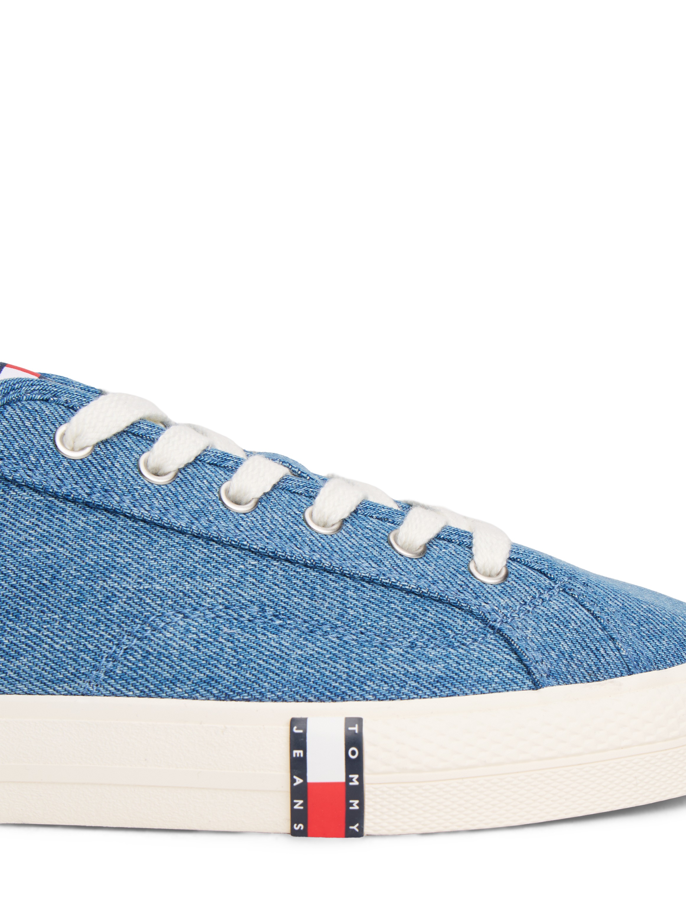 Tommy Jeans Plateausneaker "ARCHIVE Y2K DENIM" Schnürschuh, Halbschuh, Frei günstig online kaufen