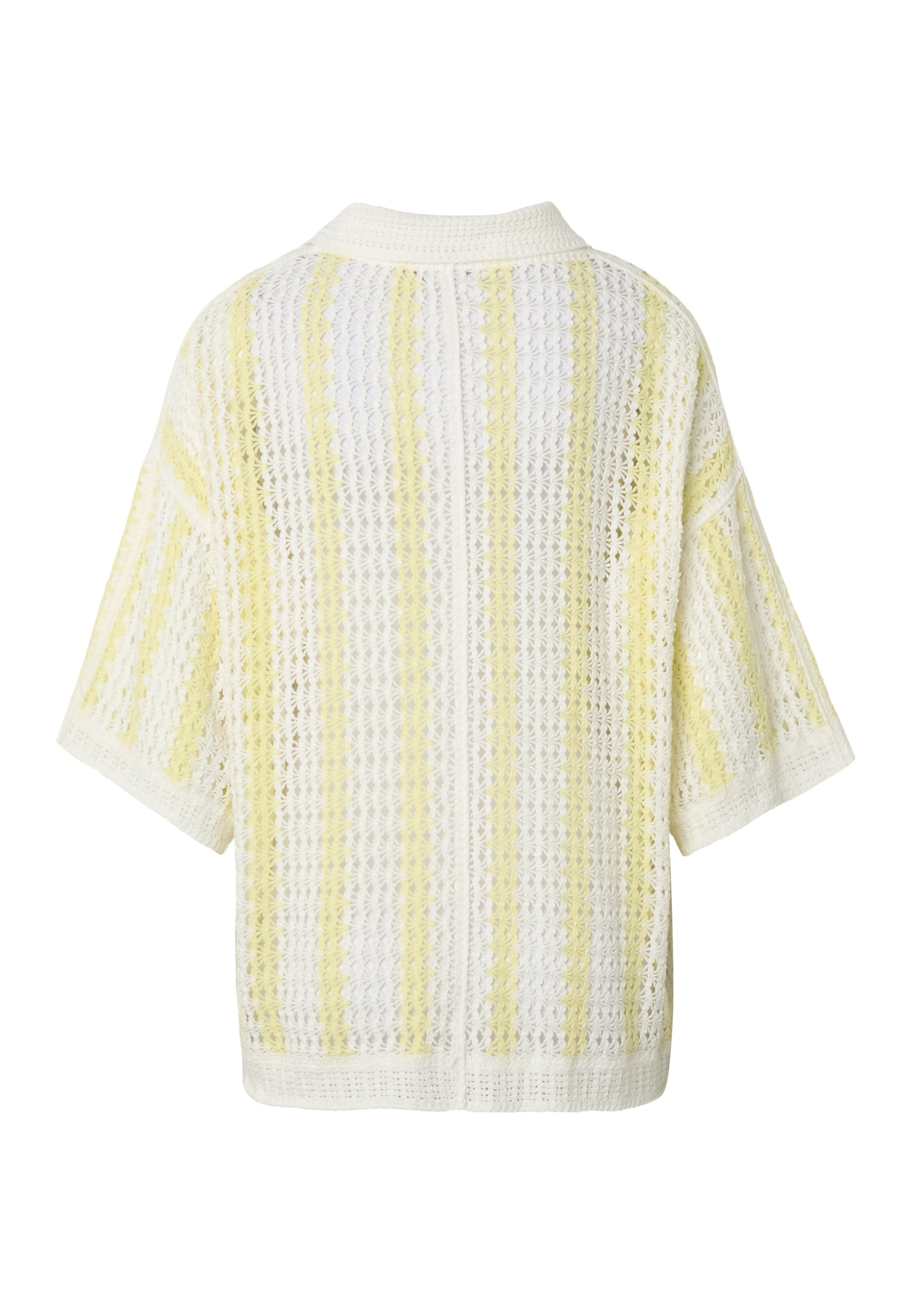 ESTELOU Bolero »ESTELOU Chrochet Stripe Shirt« 1