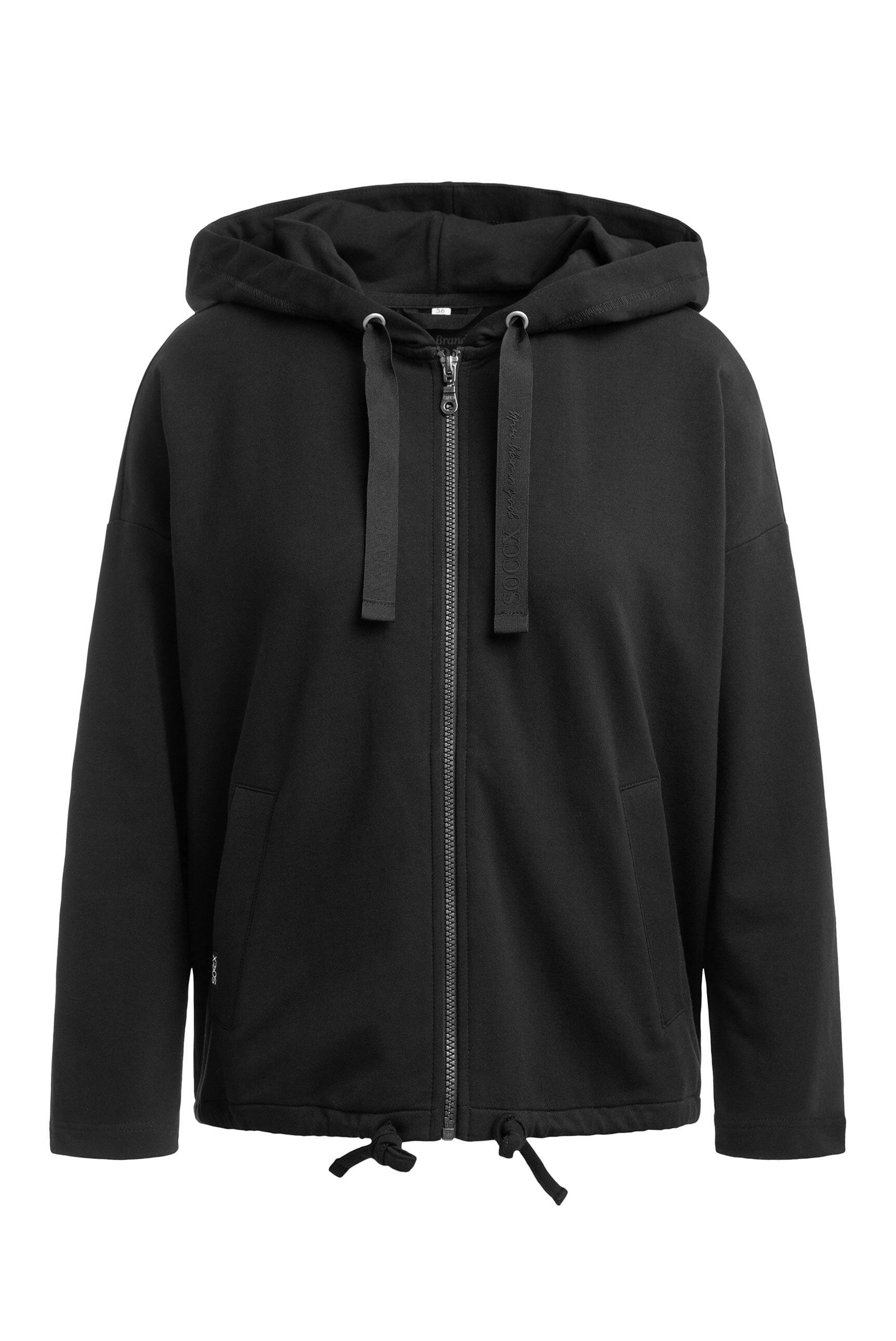 SOCCX Kapuzensweatjacke, mit Zugband im Bund