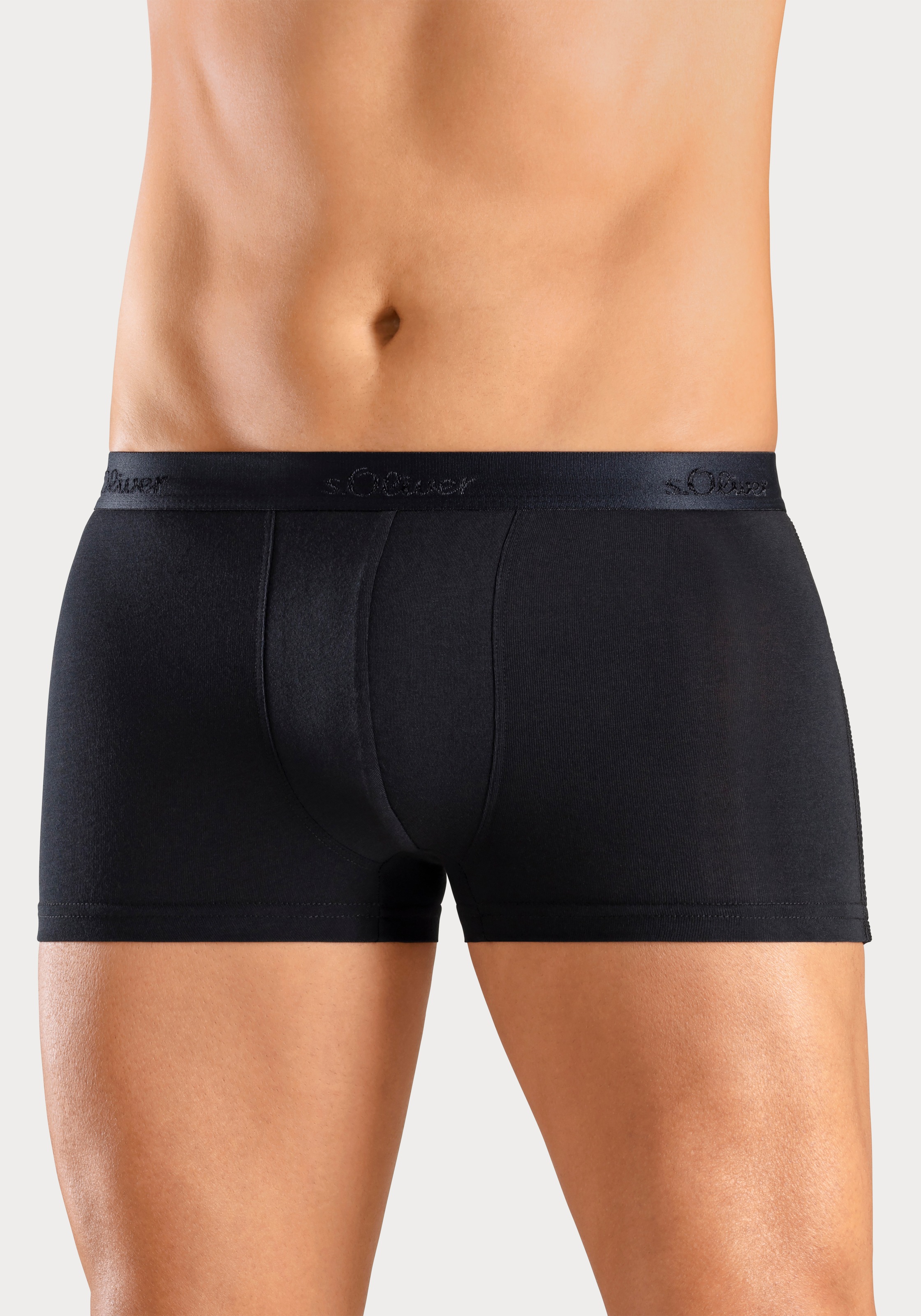 Thumbnail - s.Oliver Hipster Packung, 2 Stk. tlg., knapp sitzende Boxershorts aus weichem Modal