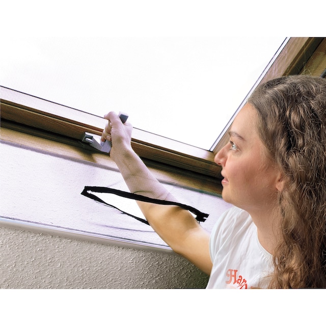 SCHELLENBERG Fliegengitter-Gewebe »für Dachfenster mit Reißverschluss«,  Insektenschutz, 150 x 180 cm, anthrazit, 50329 kaufen