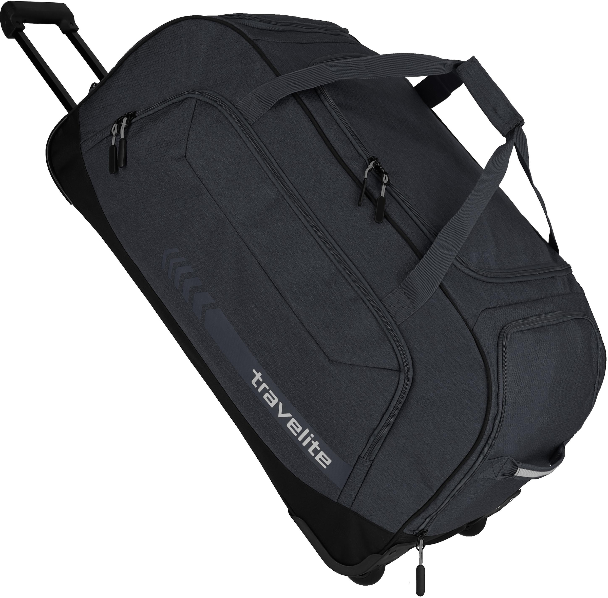 travelite Reisetasche »KICK OFF XL, 77 cm«, Duffle Bag Reisegepäck Sporttasche Reisebag mit Trolleyfunktion