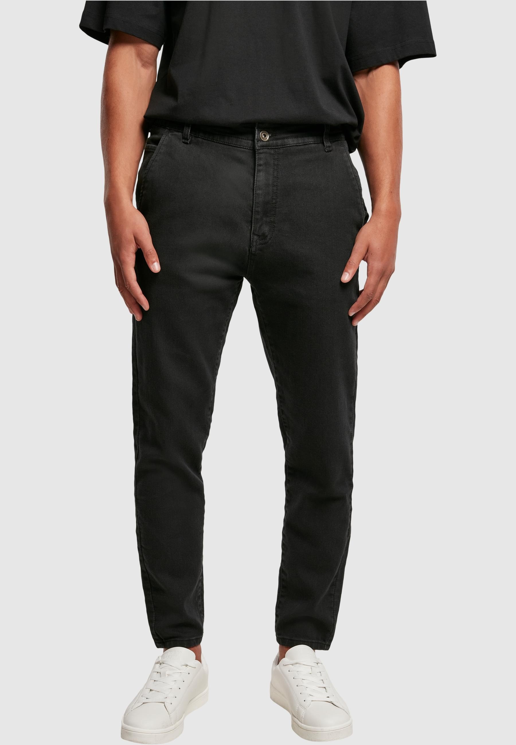 URBAN CLASSICS Bequeme Jeans »Urban Classics Herren Knitted Chino Denim«, (1 tlg.)