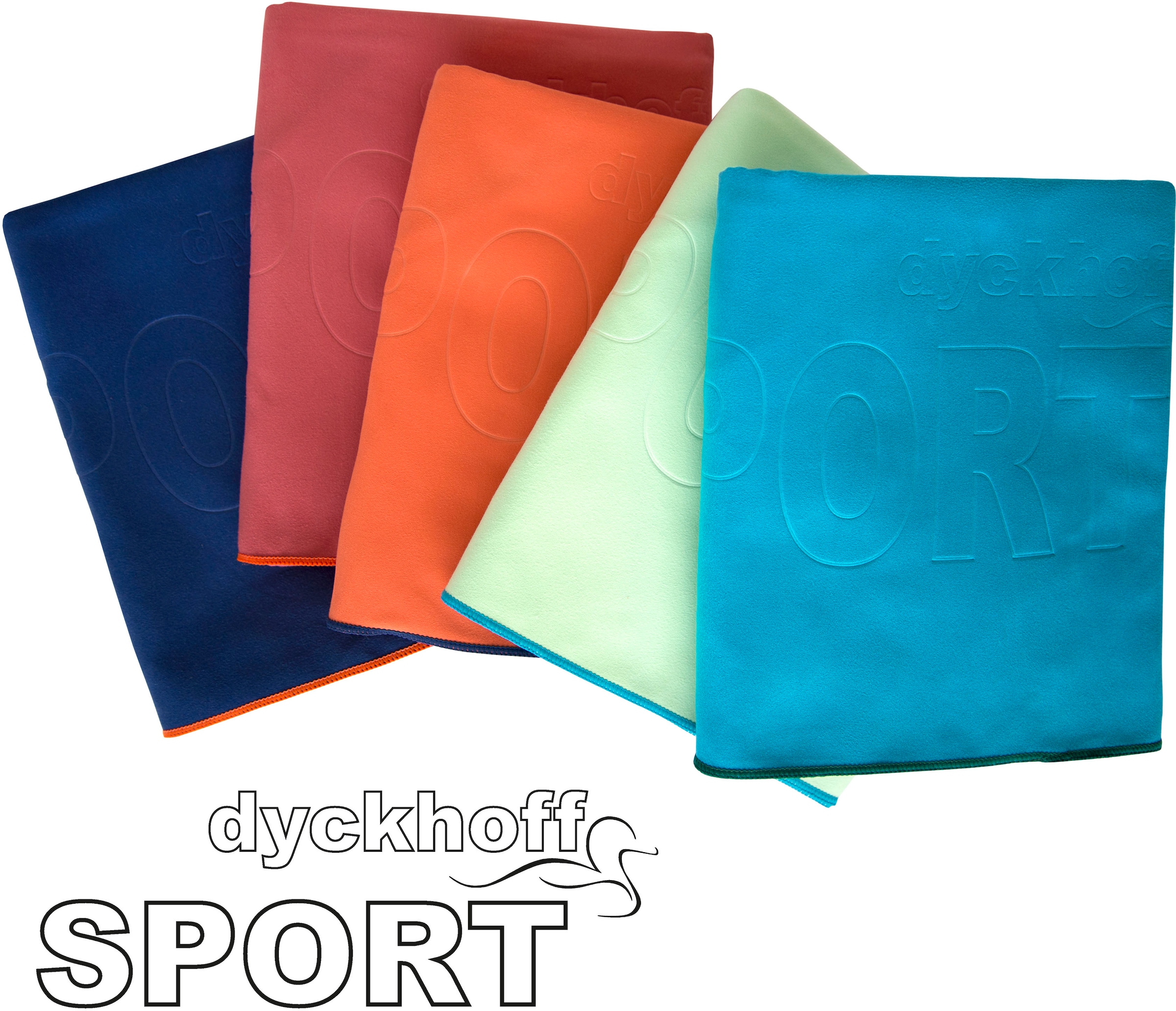 Dyckhoff Sporthandtuch »Mikrofaser Sporttuch«, (1 St., Handtuch 60 x 120 cm)