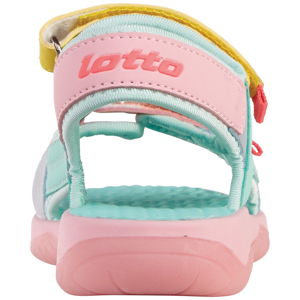 Sandale LOTTO, Mädchen, Gr. 26, bunt (rose, multi), Synthetik, Schuhe Sandale 3