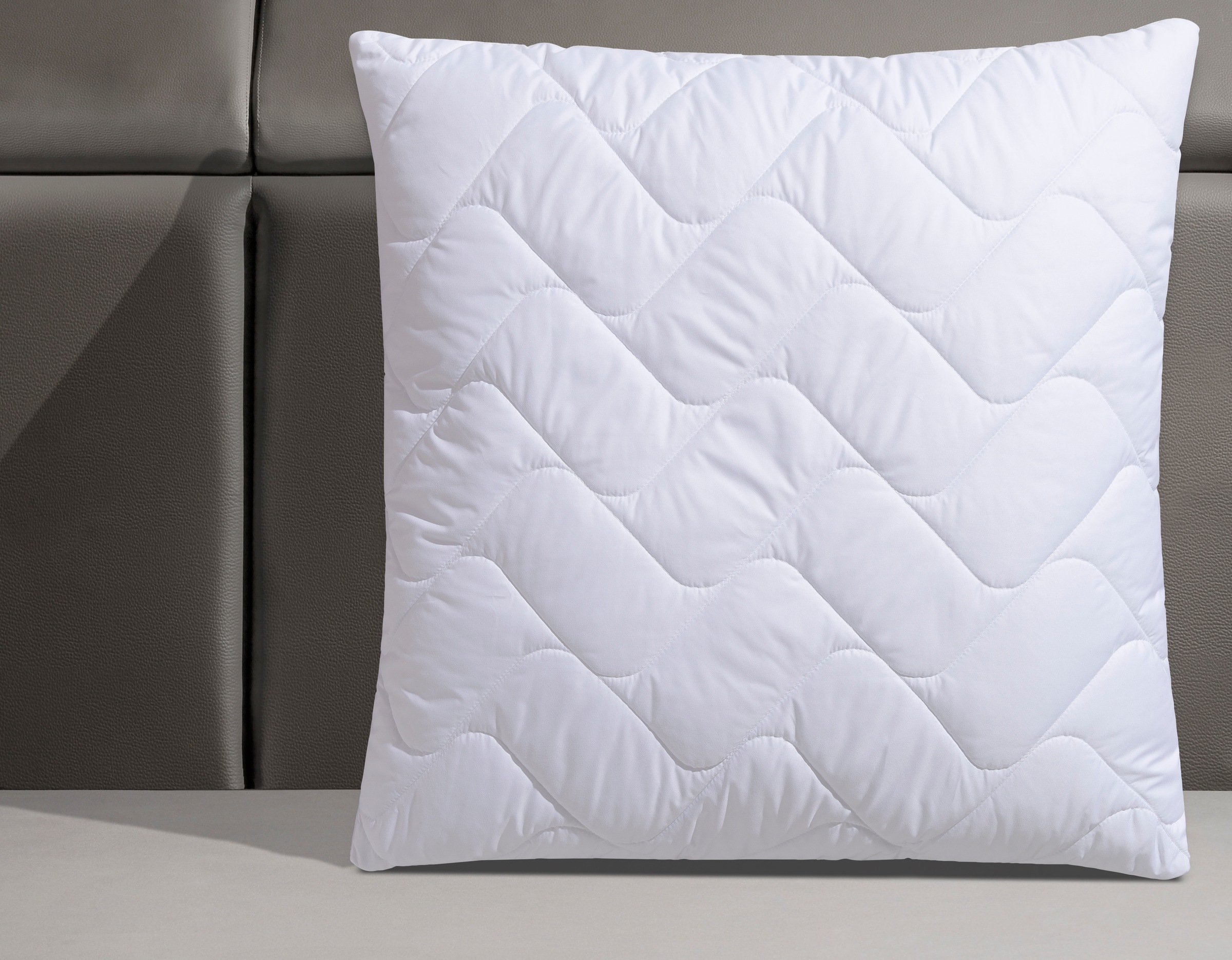 Thumbnail - fan Microfaserkissen "Microfaser kochfest, Kopfkissen ist made in Germany" Füllung: 100% Polyester 1 Stk. tlg. Kissen 40...